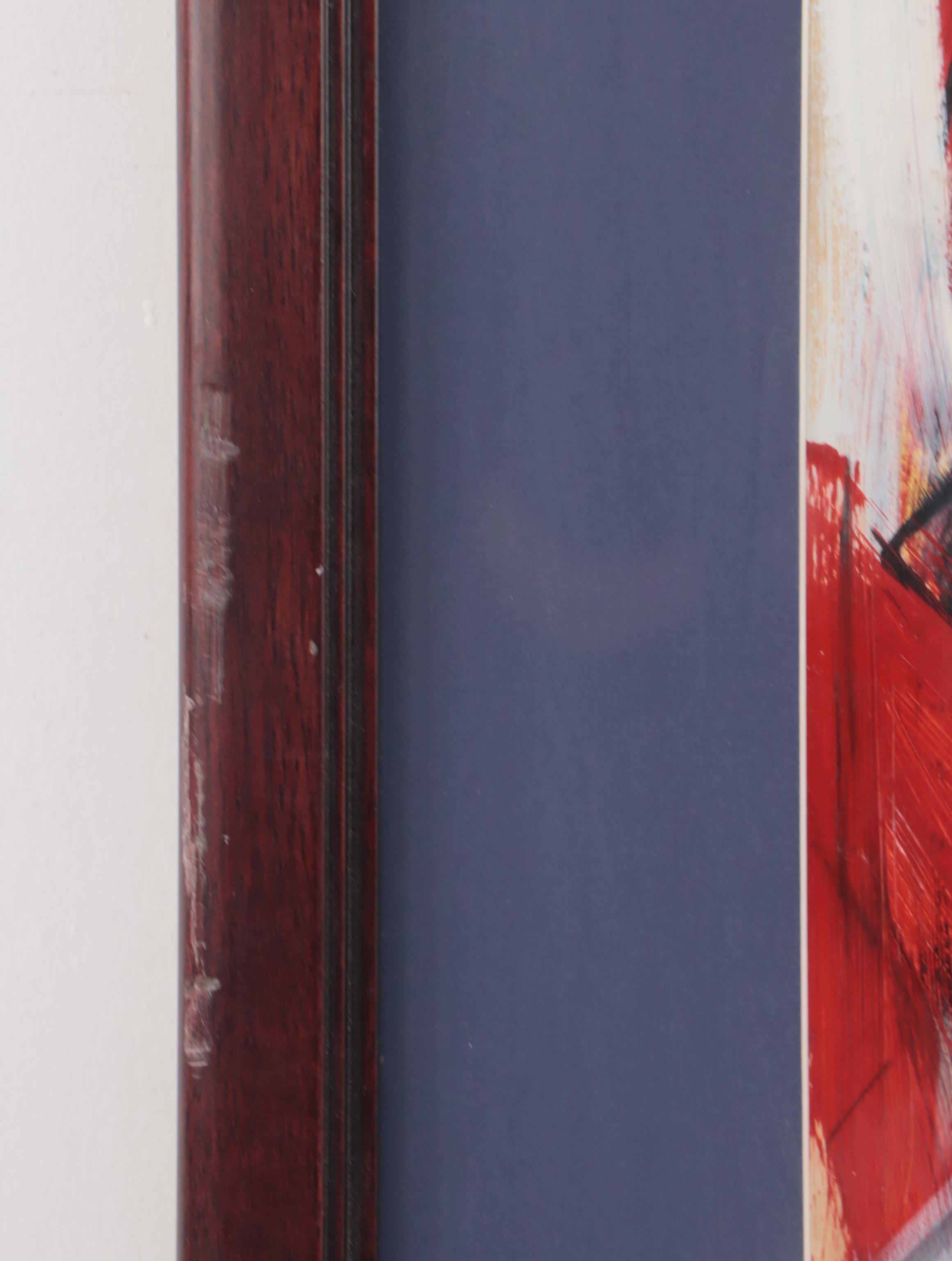 Judith Lindbloom Abstract Expressionist Acrylic Painting, Late 20th Century