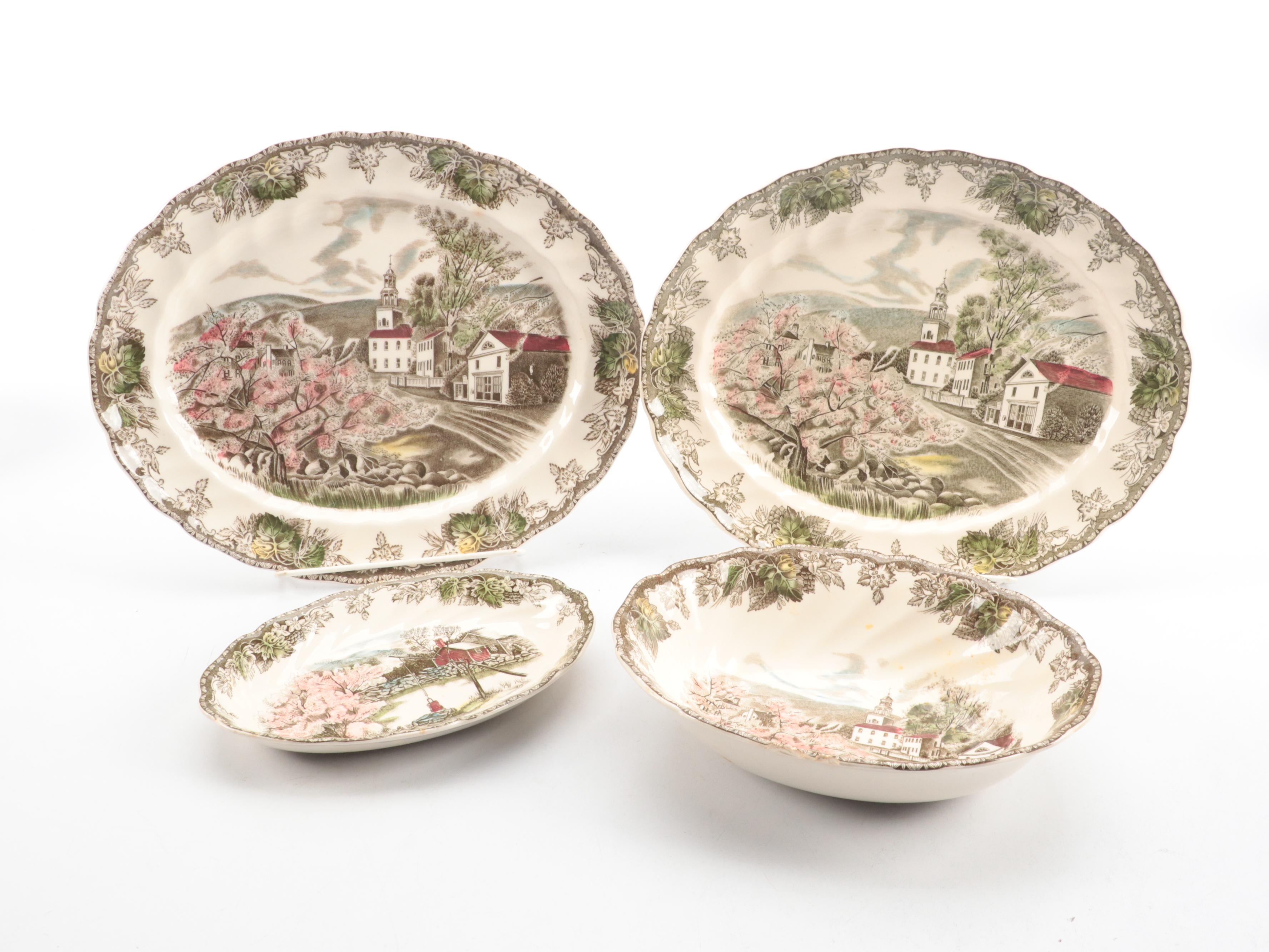 Johnson Bros "Friendly Village" Ironstone Dinnerware, 1953–2003