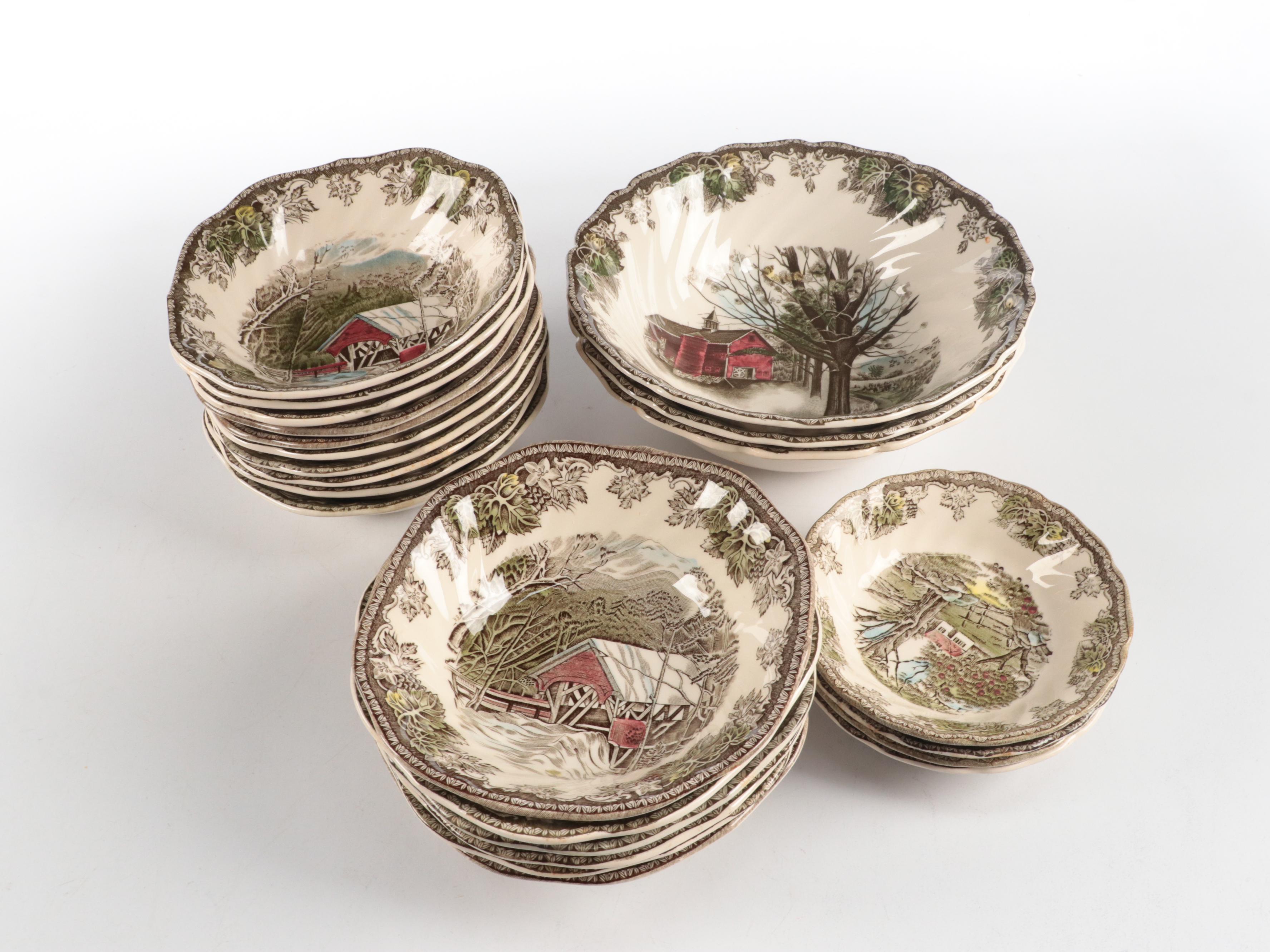 Johnson Bros "Friendly Village" Ironstone Dinnerware, 1953–2003