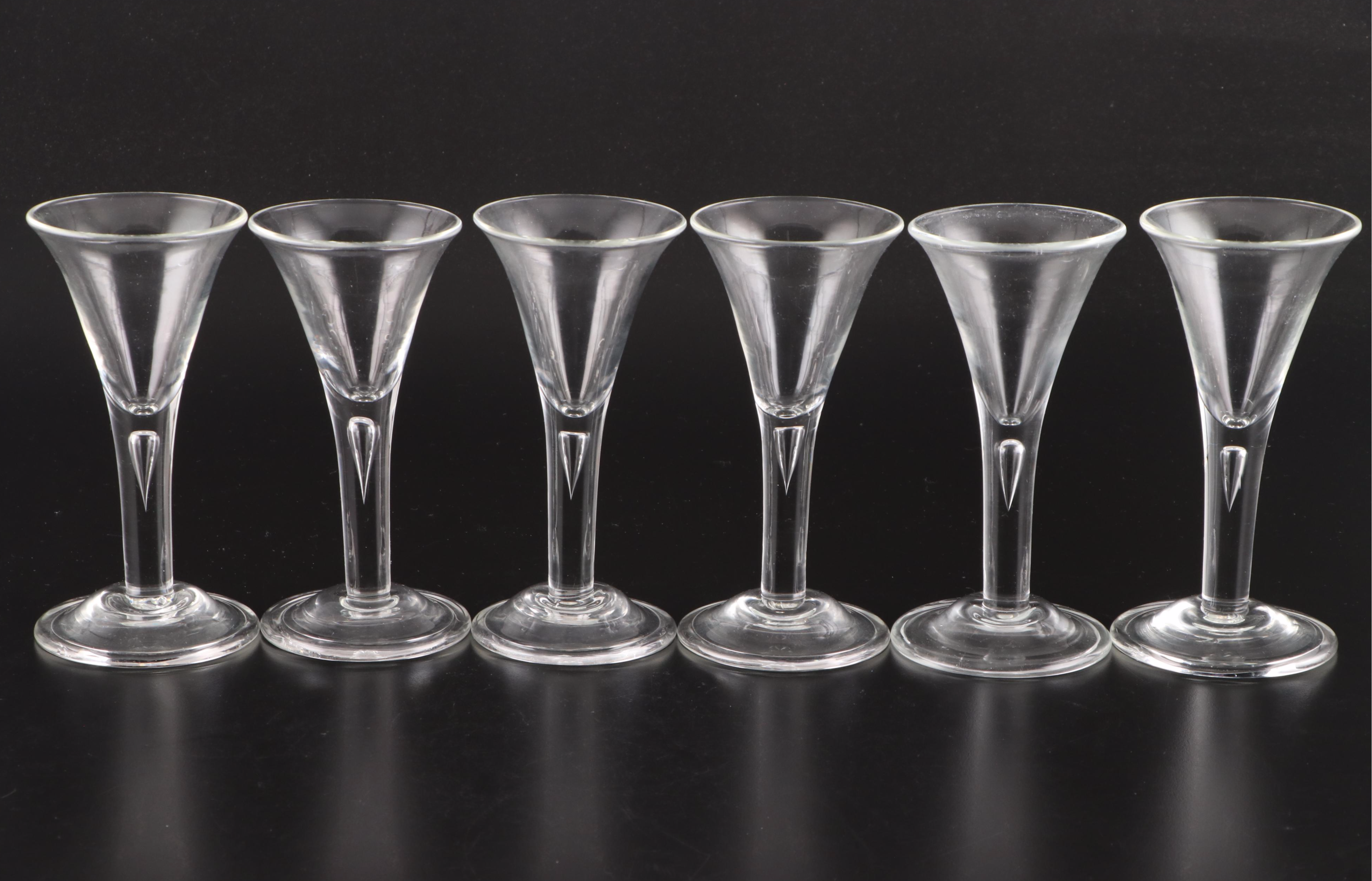 Royal Leerdam "Teardrop" Glass Wine Glasses, 1969–1988