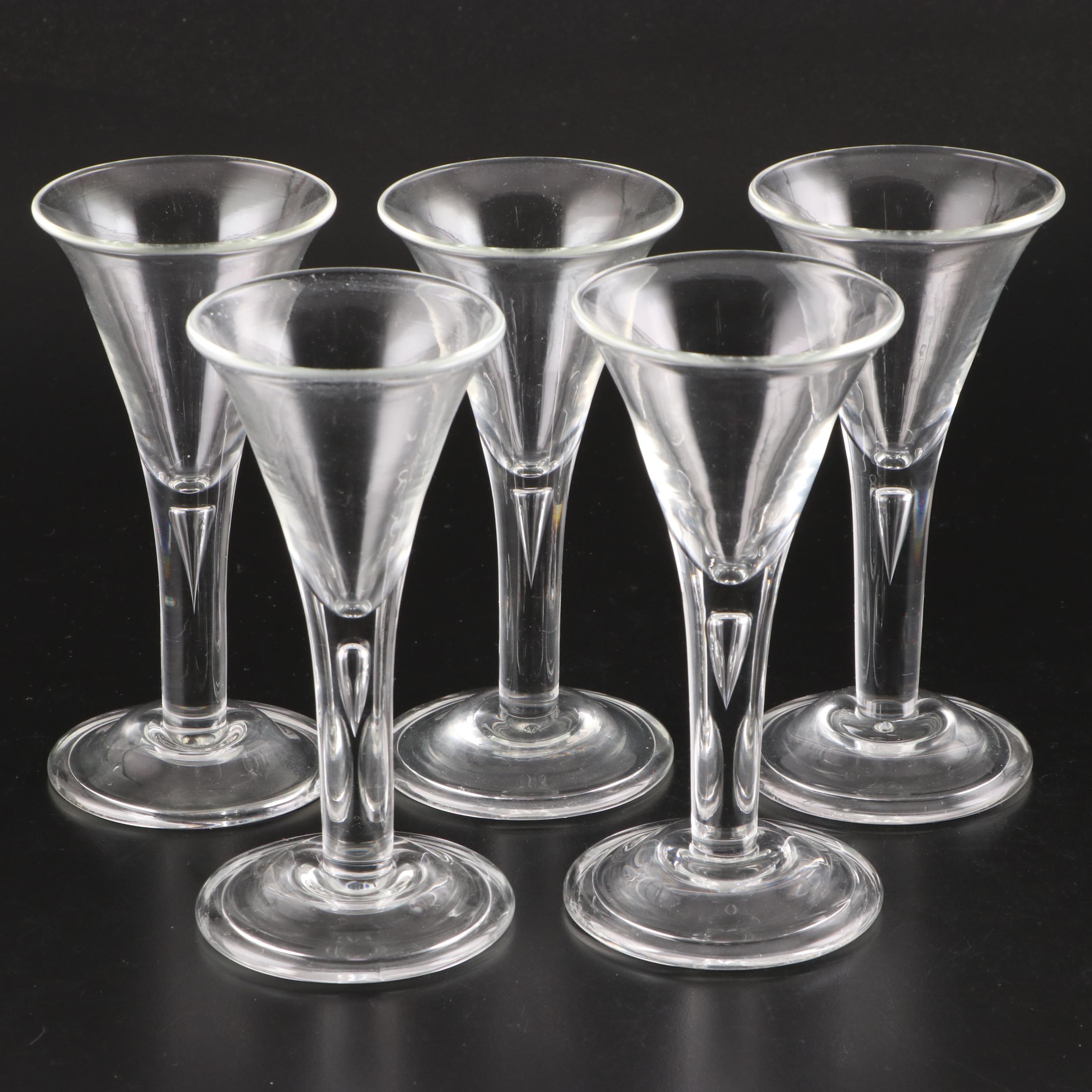 Royal Leerdam "Teardrop" Glass Wine Glasses, 1969–1988