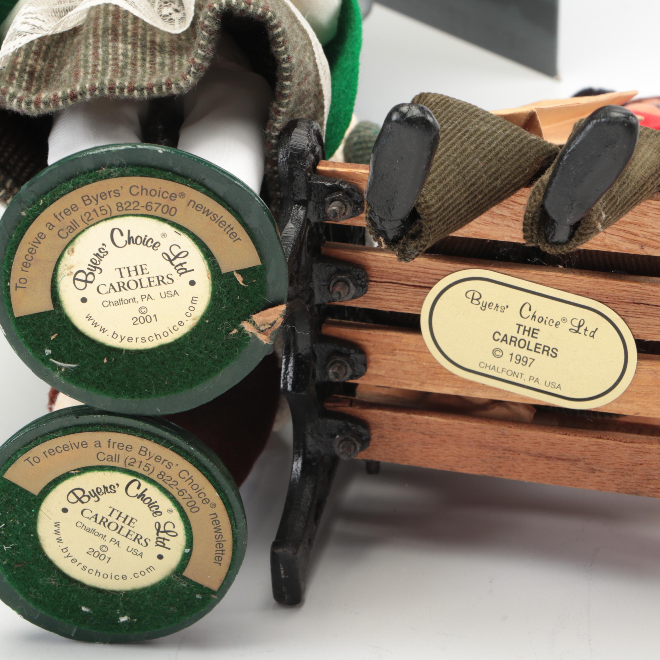 Byers' Choice Carolers with Backdrop