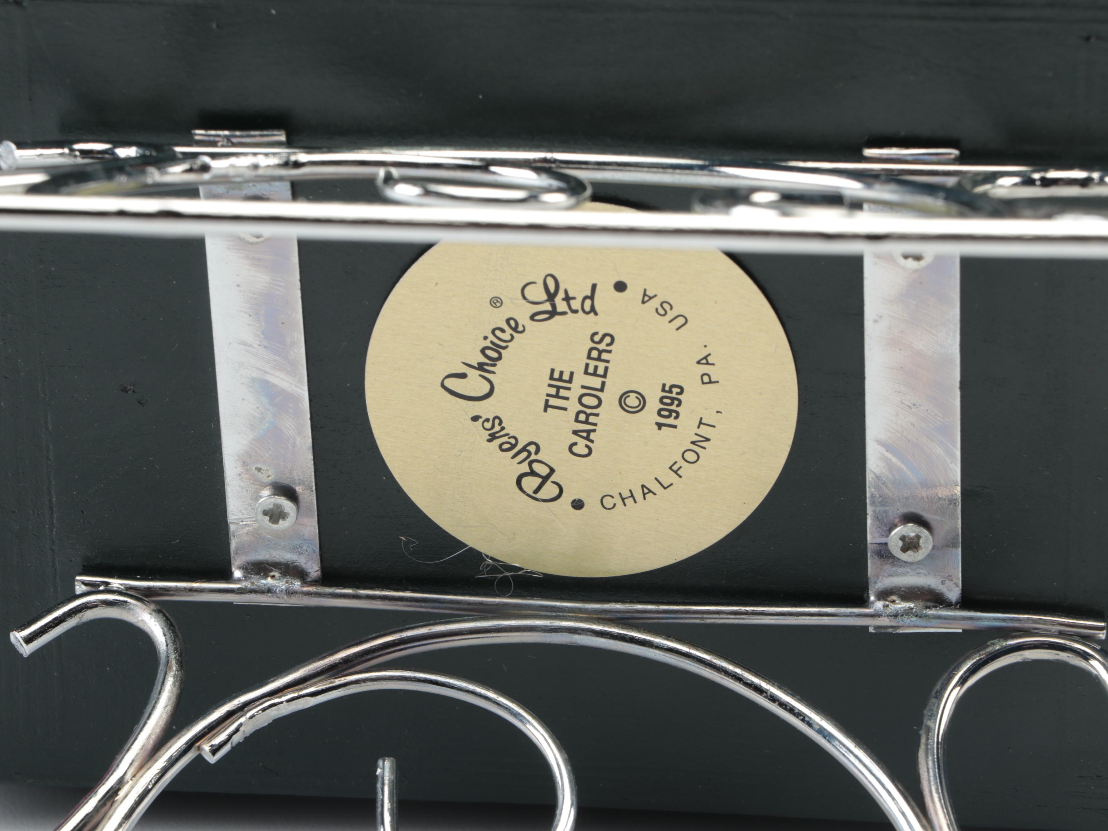 Byers' Choice Carolers with Backdrop