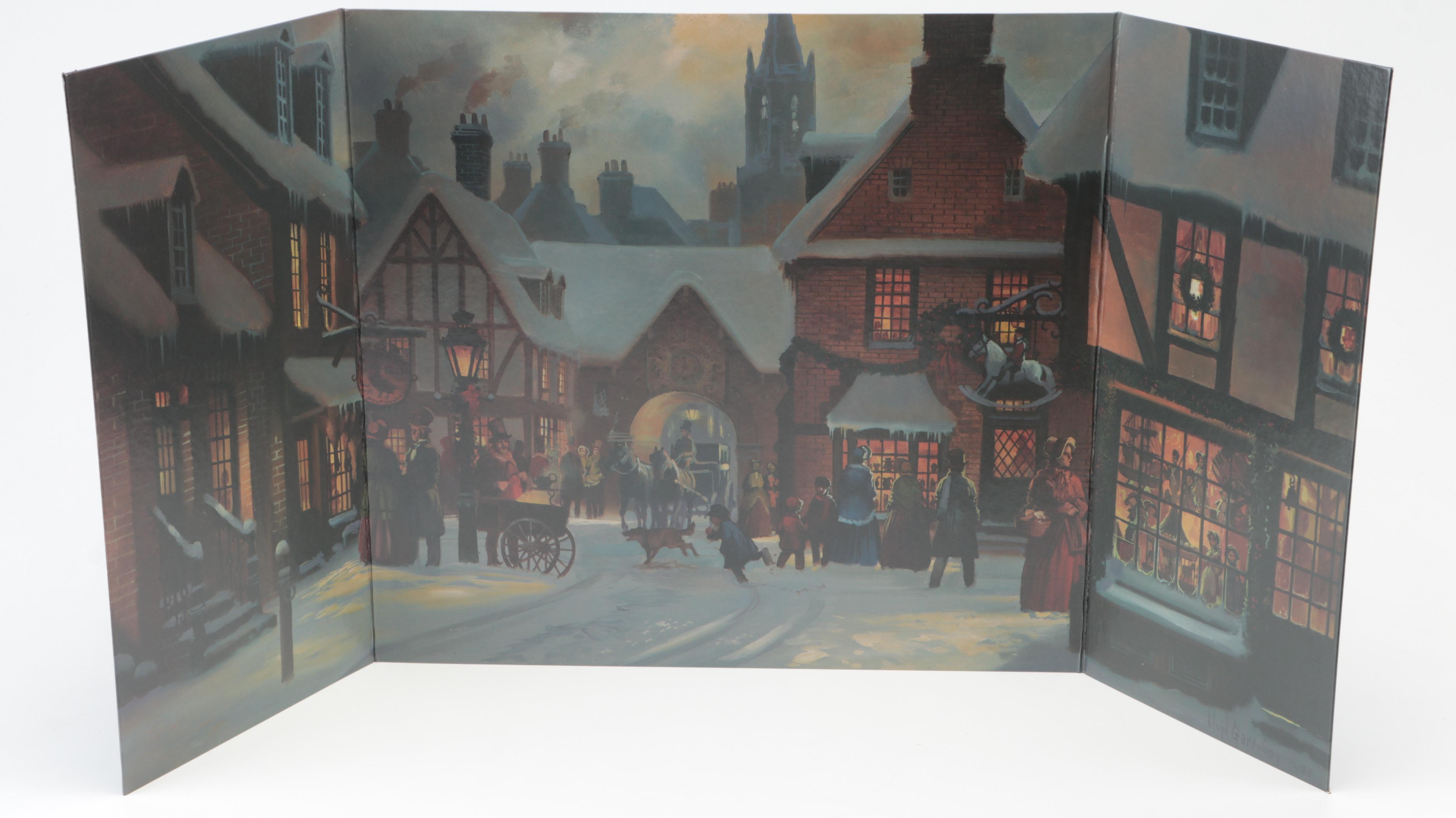 Byers' Choice Carolers with Backdrop