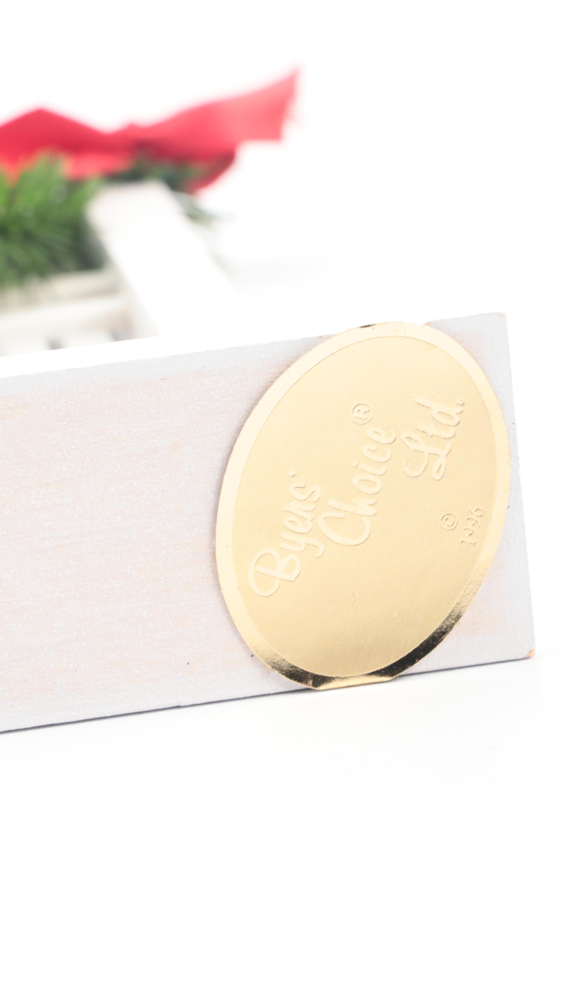 Byers' Choice "The Carolers" Figurines with Display Risers, Late 20th Century