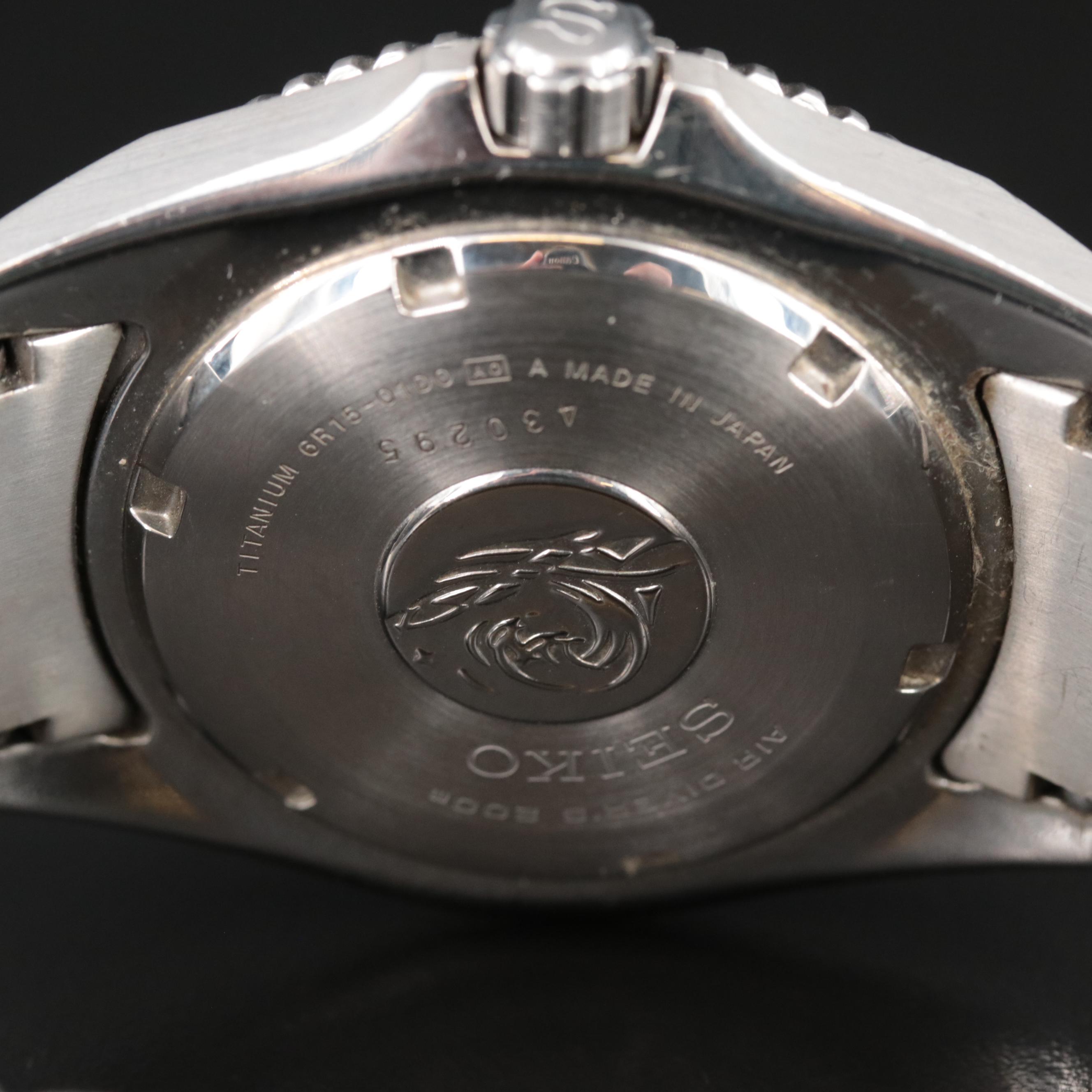 Seiko "Shogun" Prospex Diver Scuba Titanium Watch