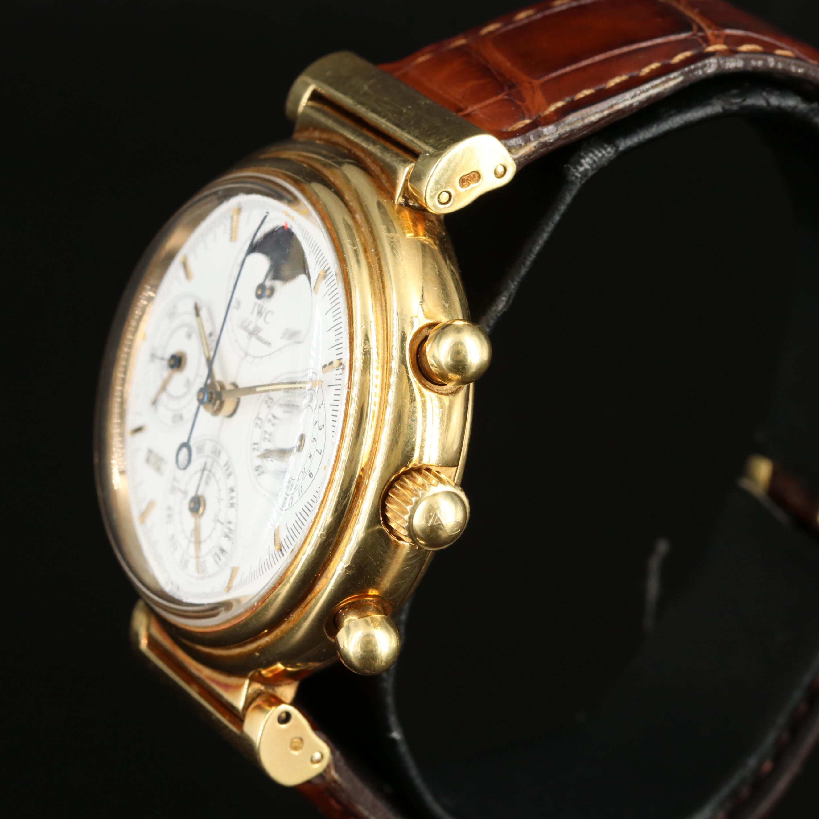 18K IWC Da Vinci Perpetual Calendar, Chronograph Watch