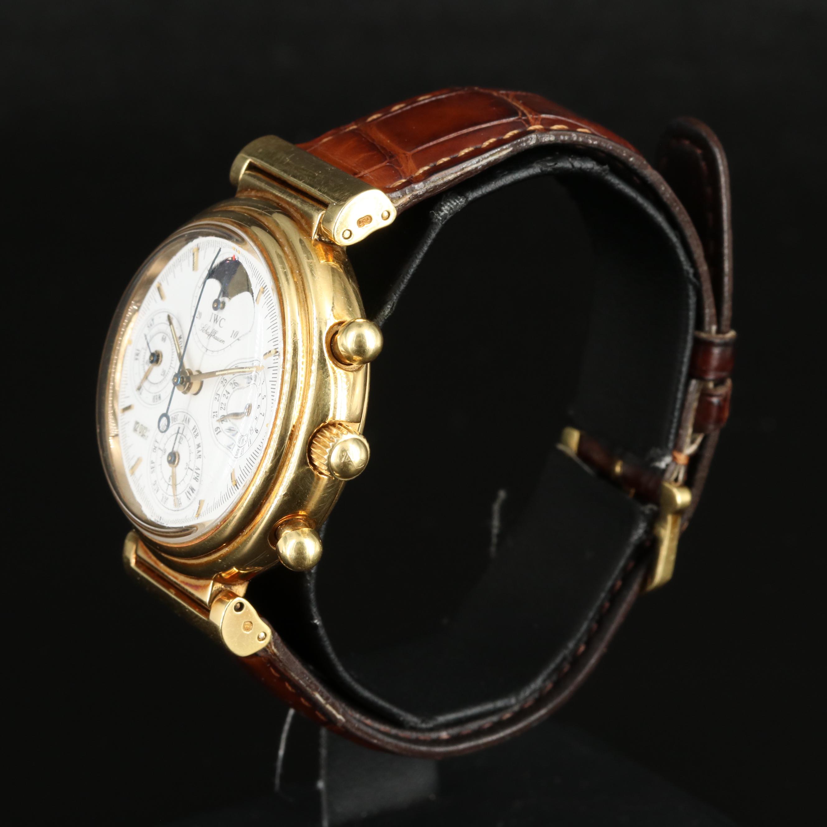 18K IWC Da Vinci Perpetual Calendar, Chronograph Watch