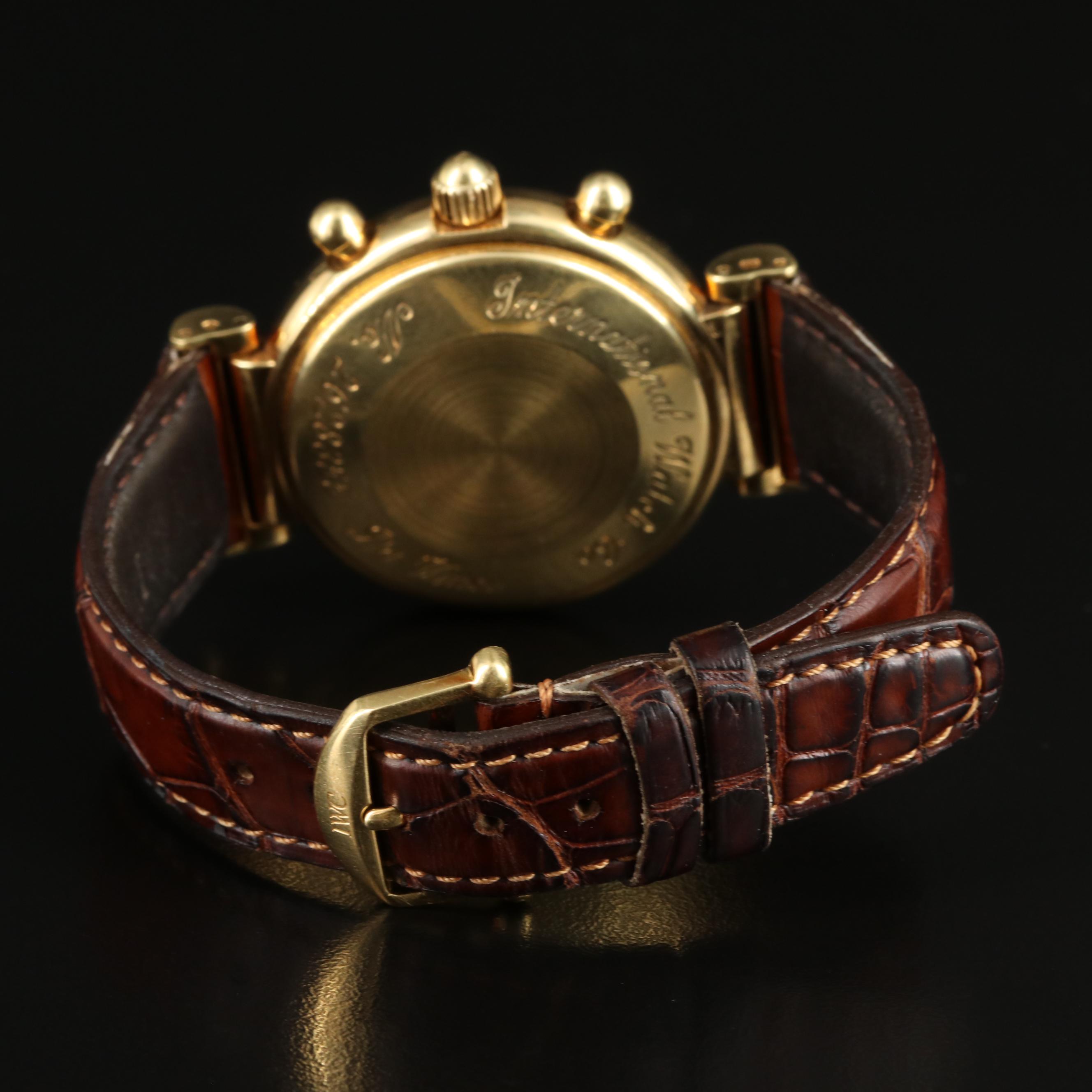 18K IWC Da Vinci Perpetual Calendar, Chronograph Watch