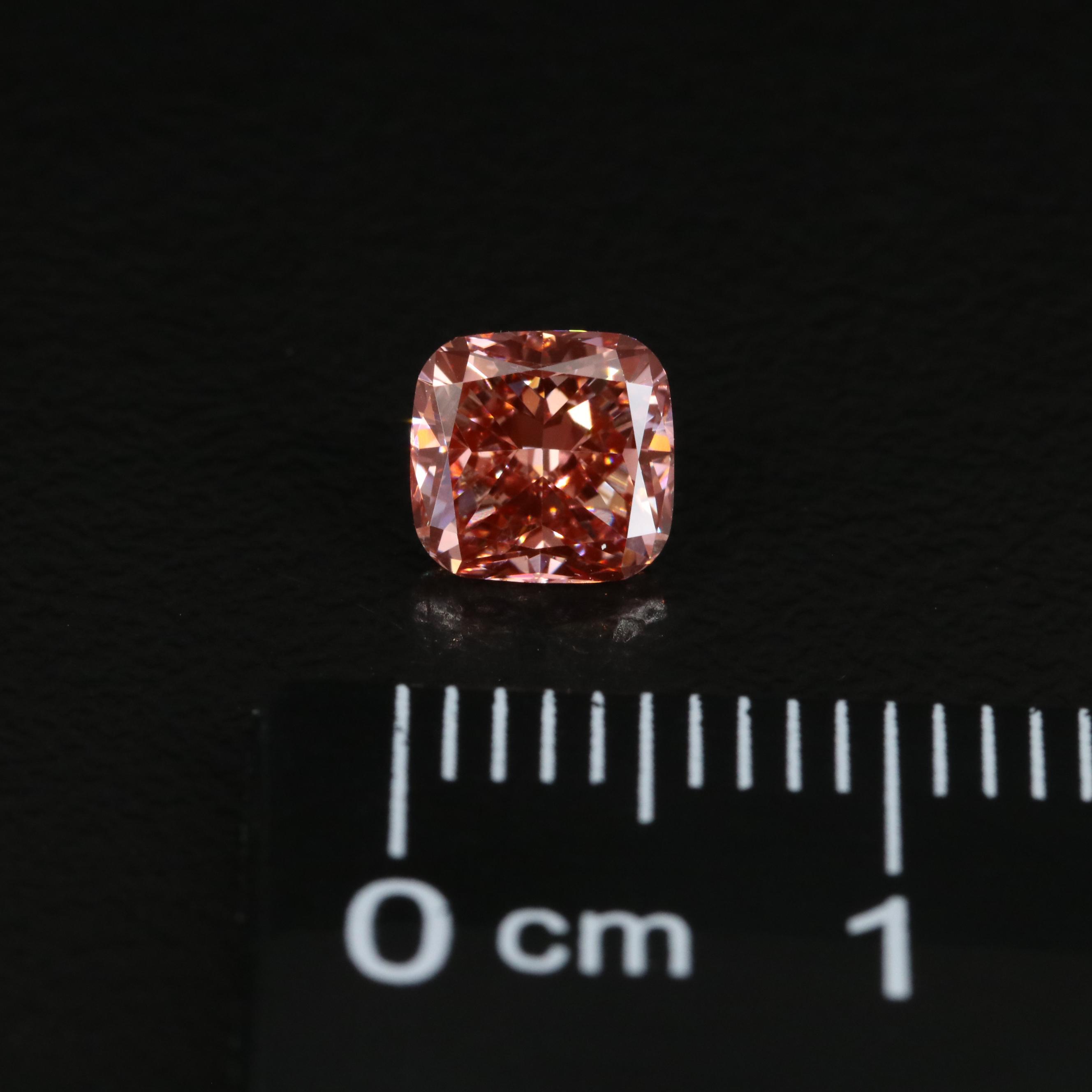 Loose 0.91 CT Fancy Brownish Pink Diamond