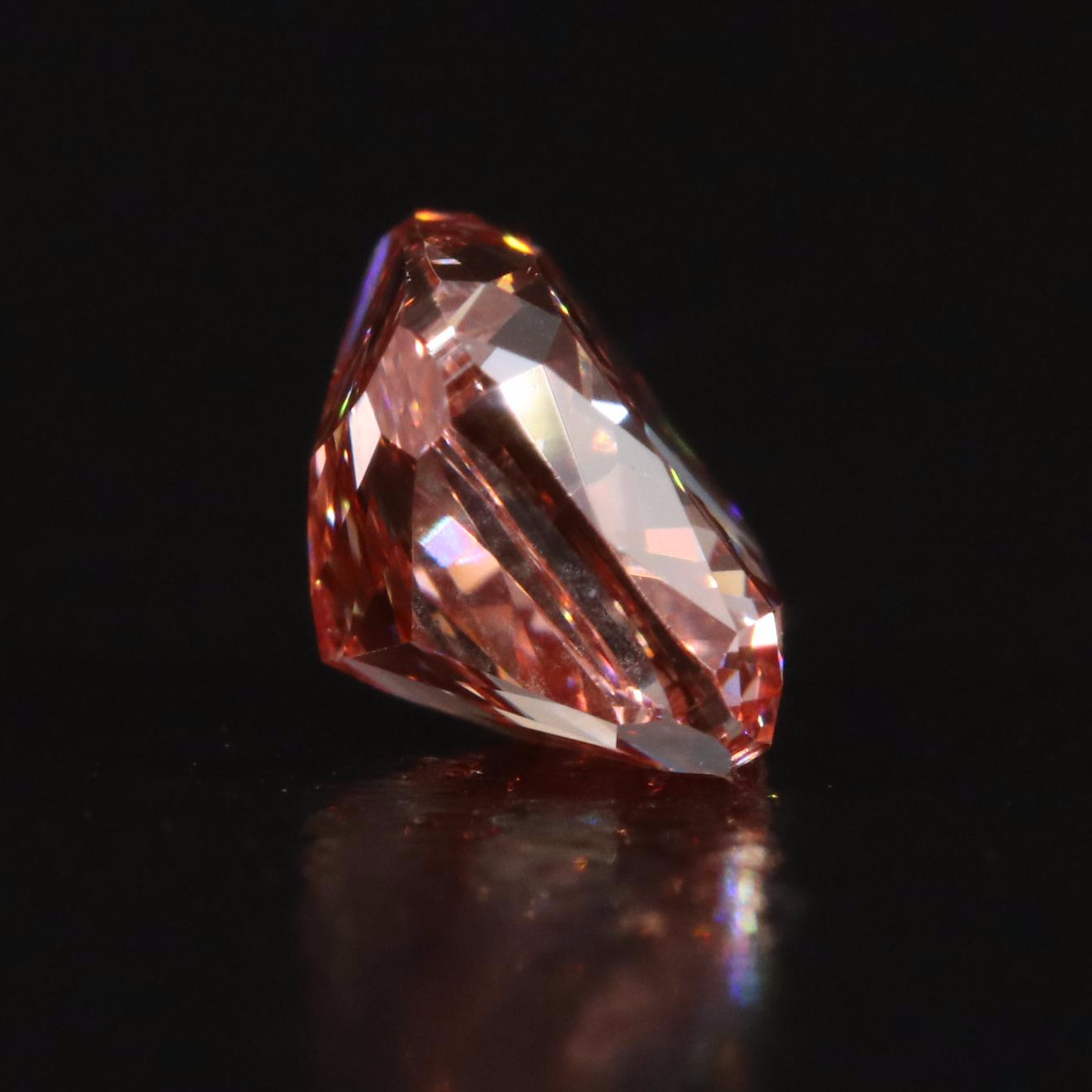 Loose 0.91 CT Fancy Brownish Pink Diamond