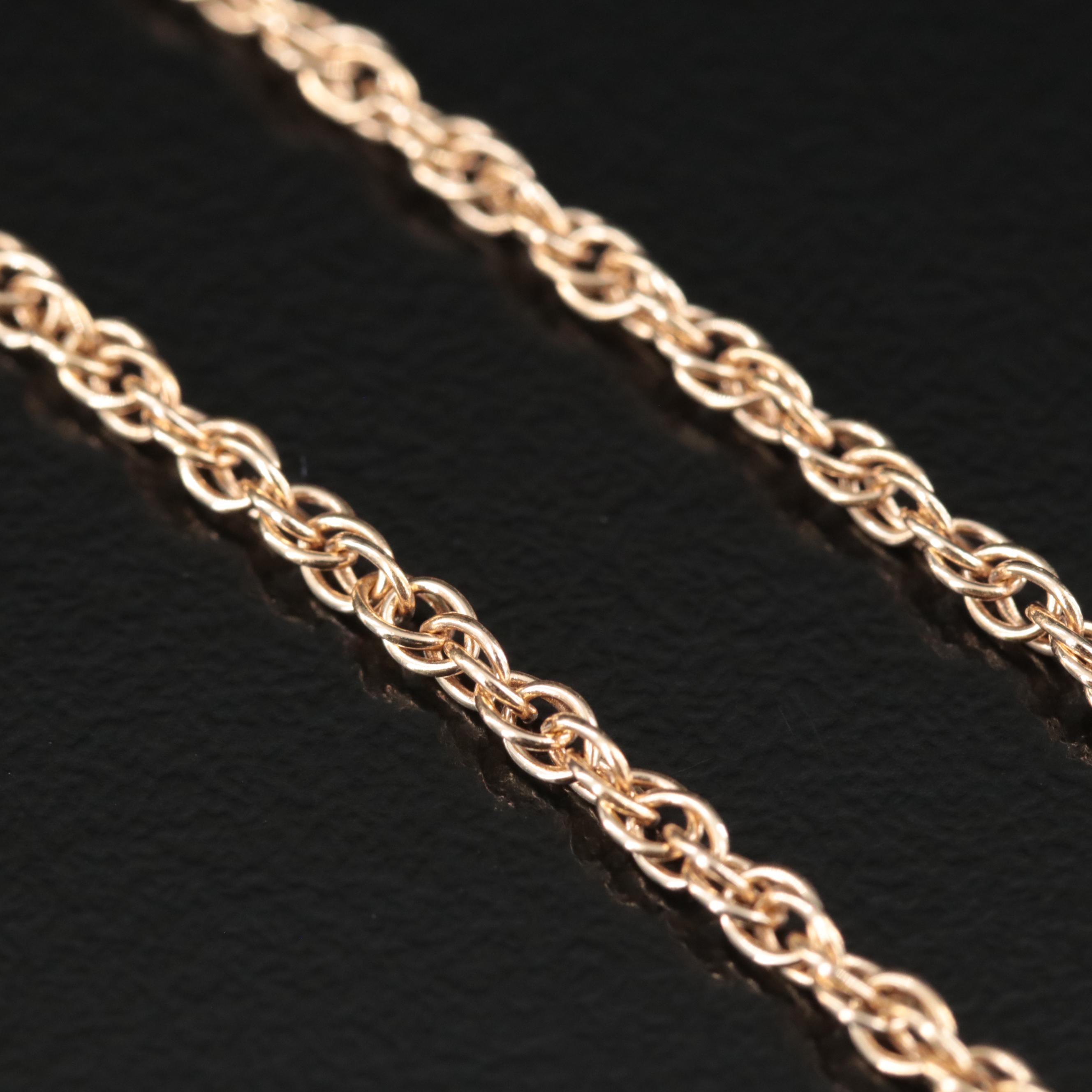 14K Singapore Chain Necklace