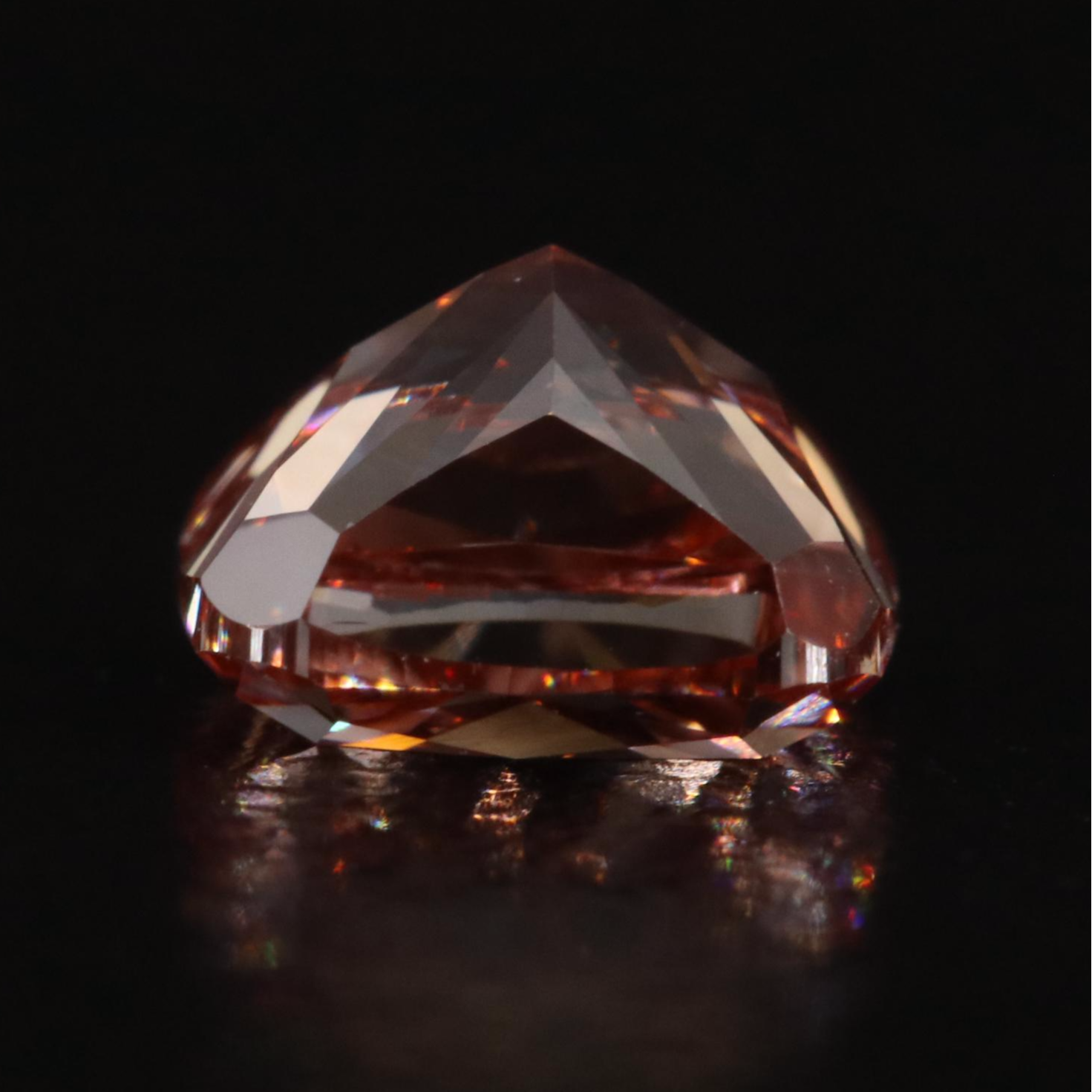 Loose 0.91 CT Fancy Brownish Pink Diamond