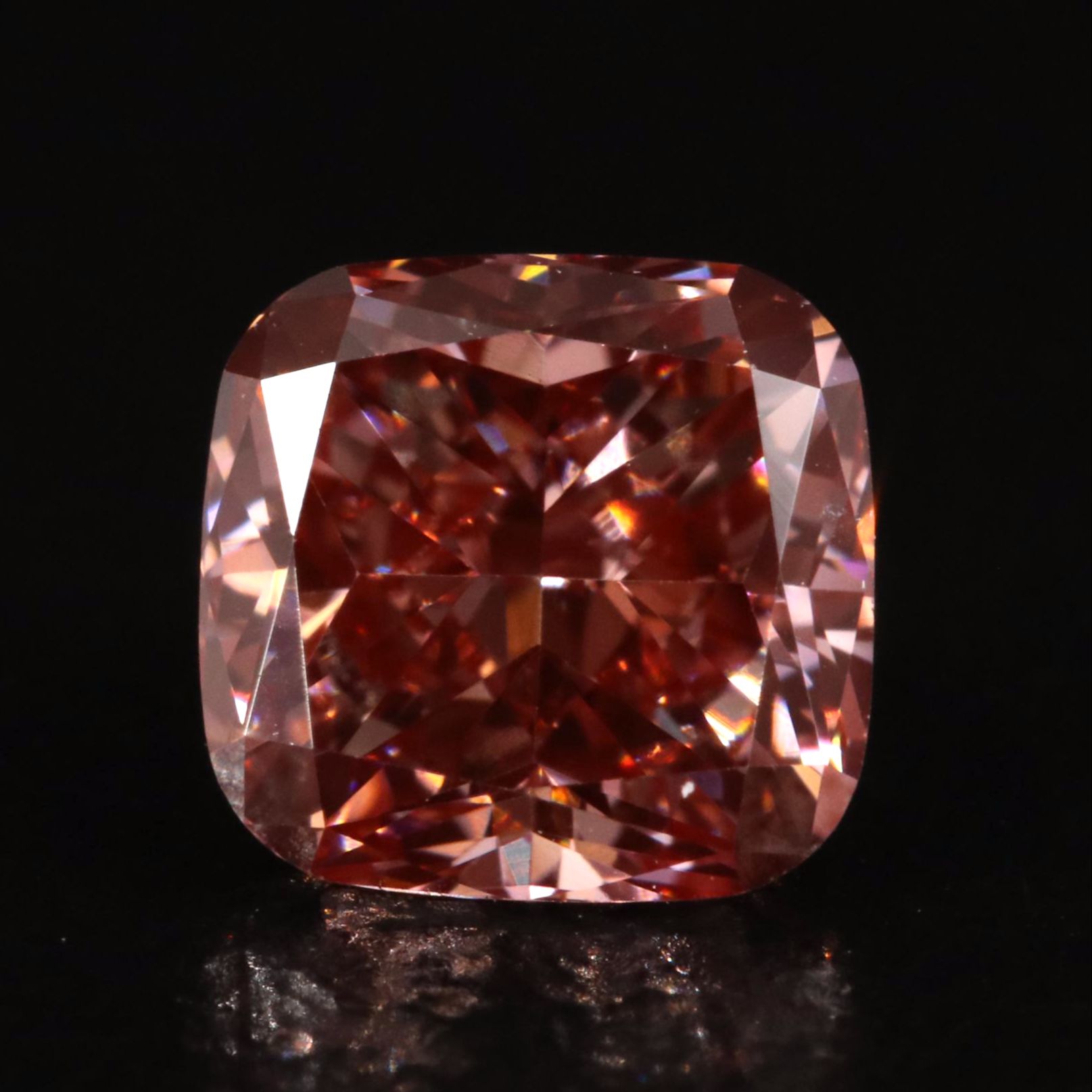 Loose 0.91 CT Fancy Brownish Pink Diamond