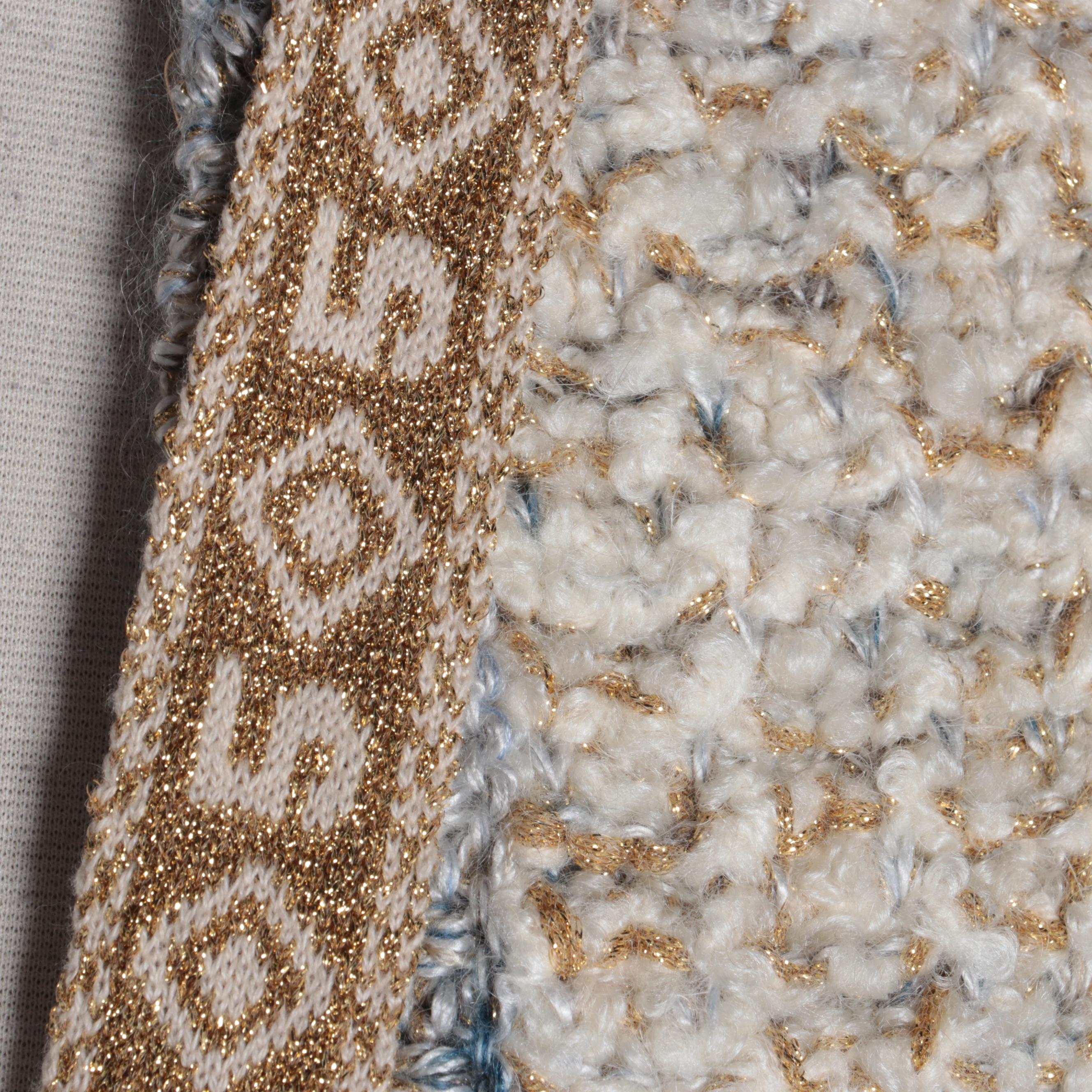 Chanel Bouclé Knit Capelet in Silk/Mohair/Cashmere Blend