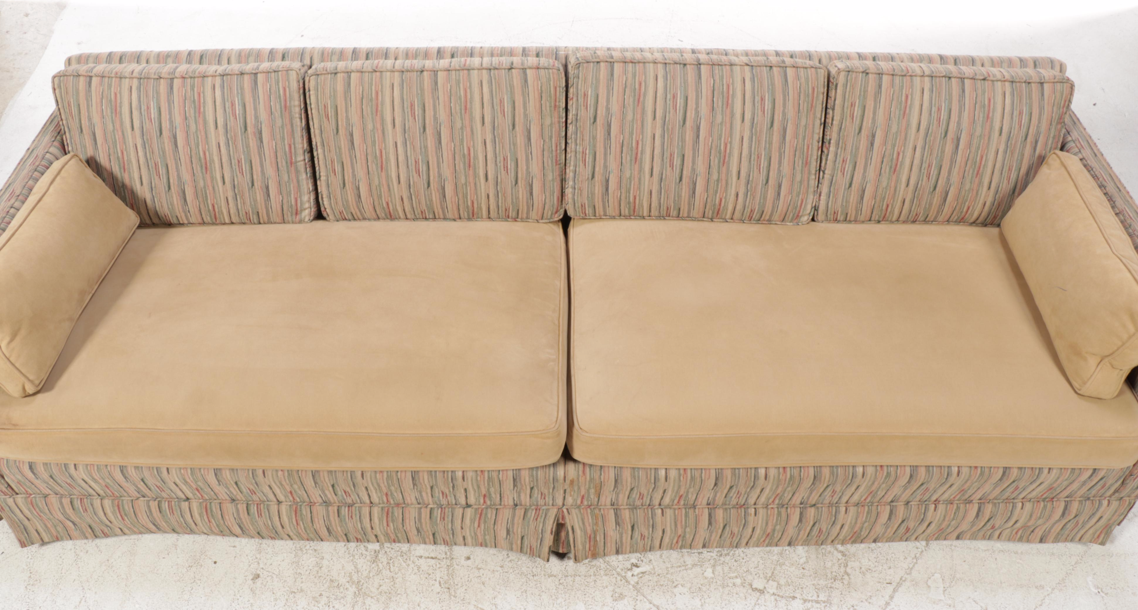 Mid Century Modern Custom-Upholstered Sofa
