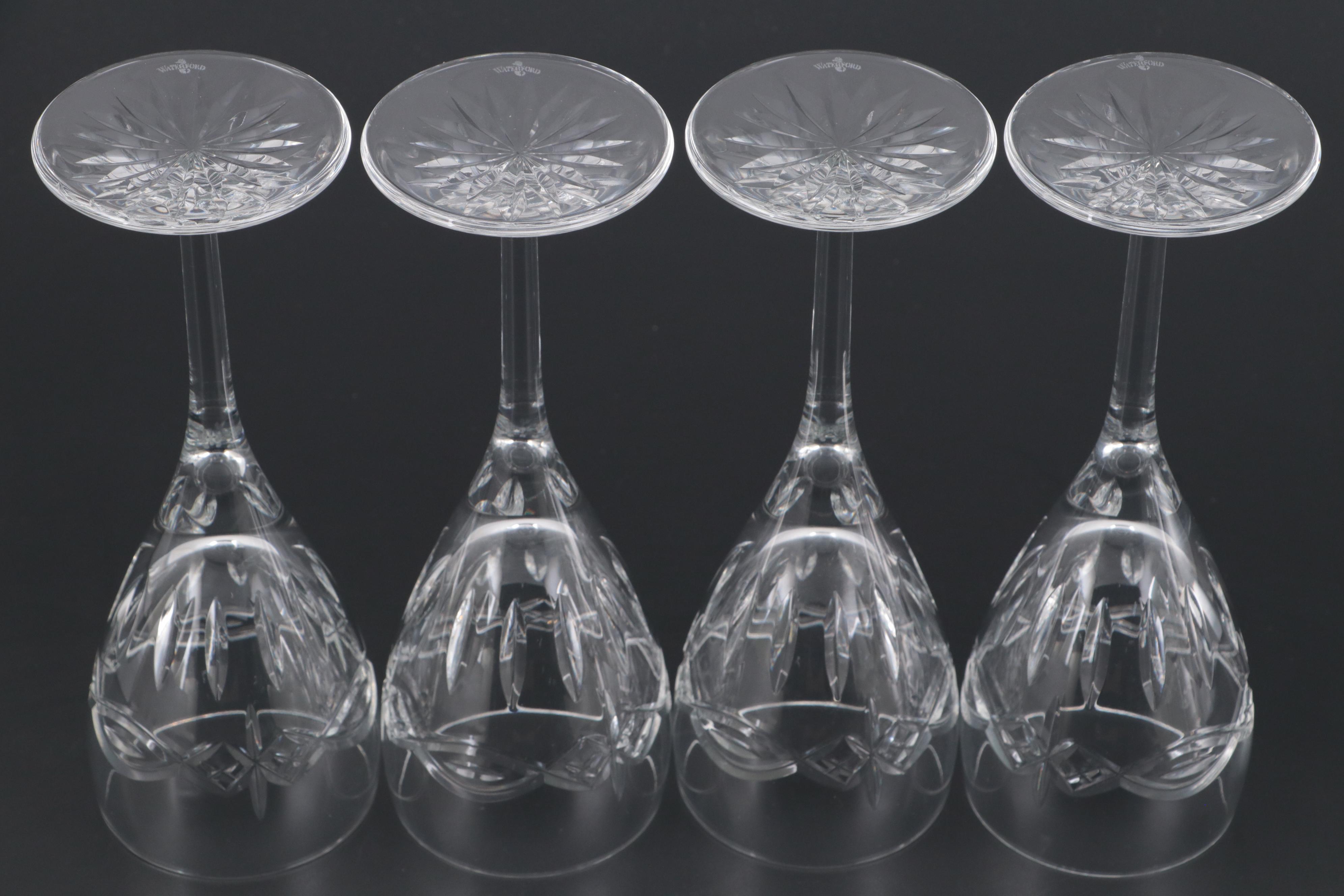 Waterford Crystal "Dolmen" and "Clannad" Wine Glasses