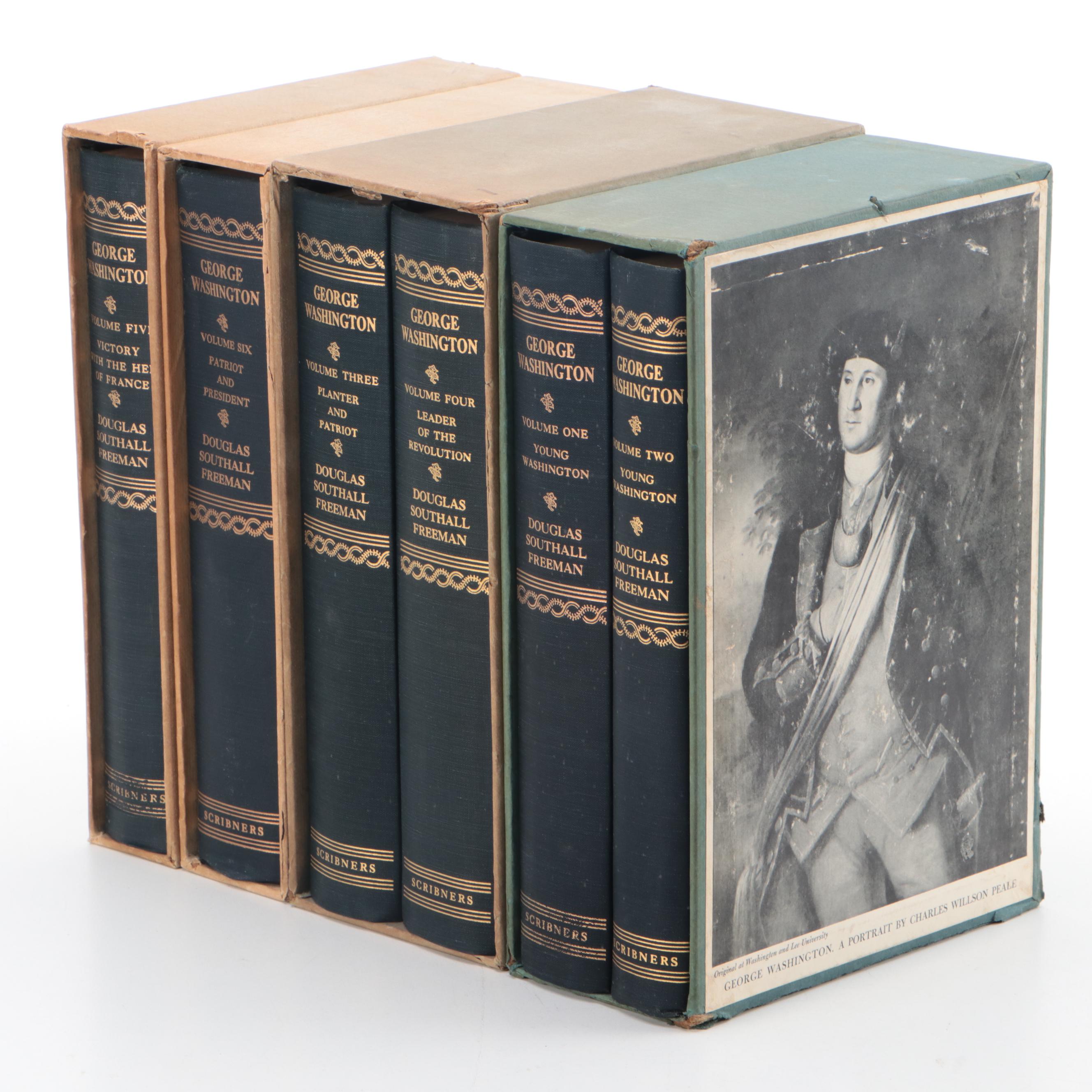 "George Washington: A Biography" Six-Volume Set by Douglas Southall Freeman