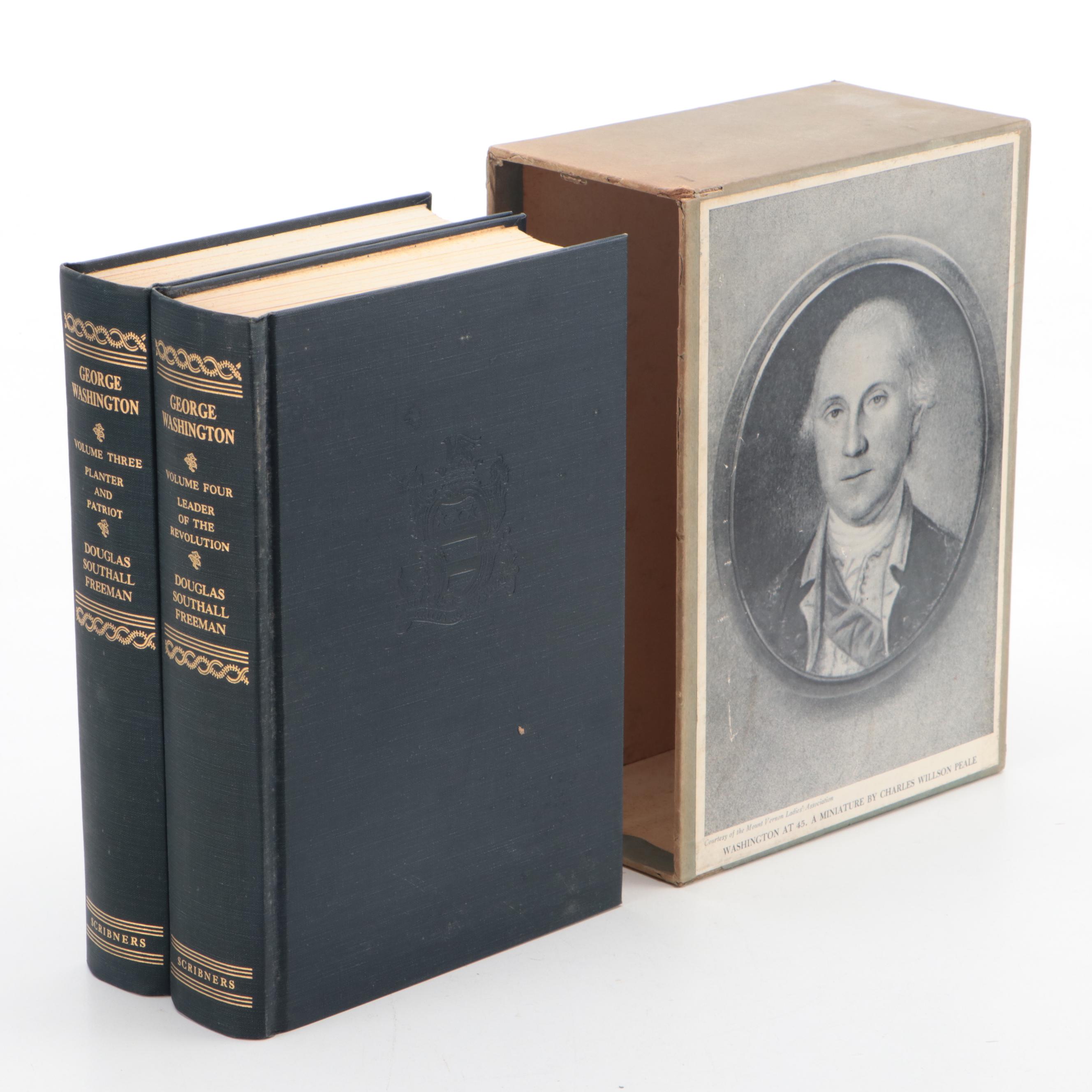 "George Washington: A Biography" Six-Volume Set by Douglas Southall Freeman