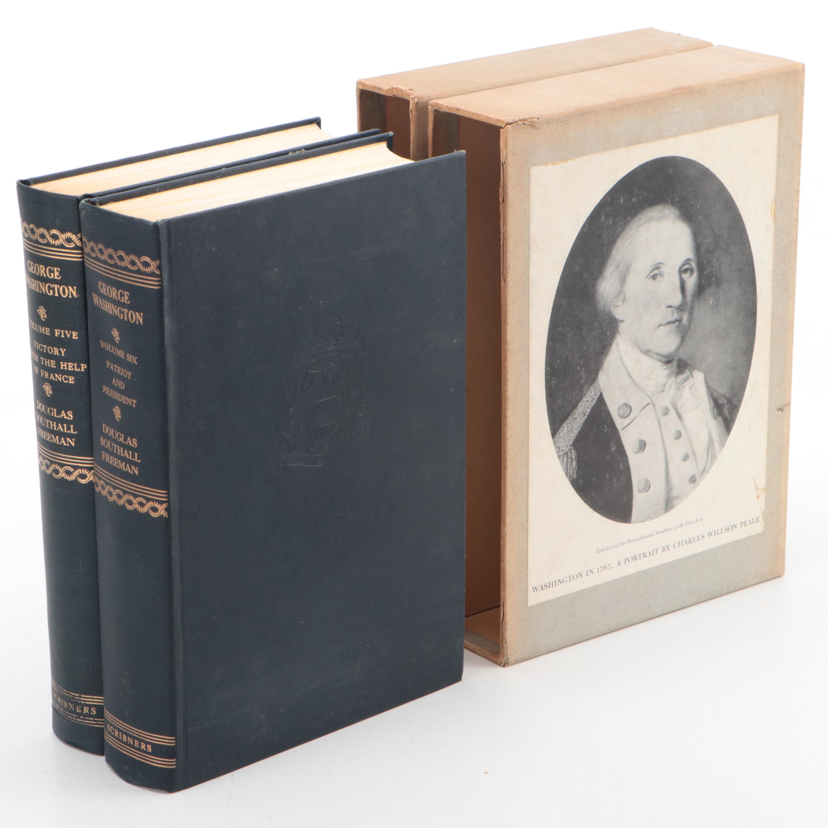 "George Washington: A Biography" Six-Volume Set by Douglas Southall Freeman