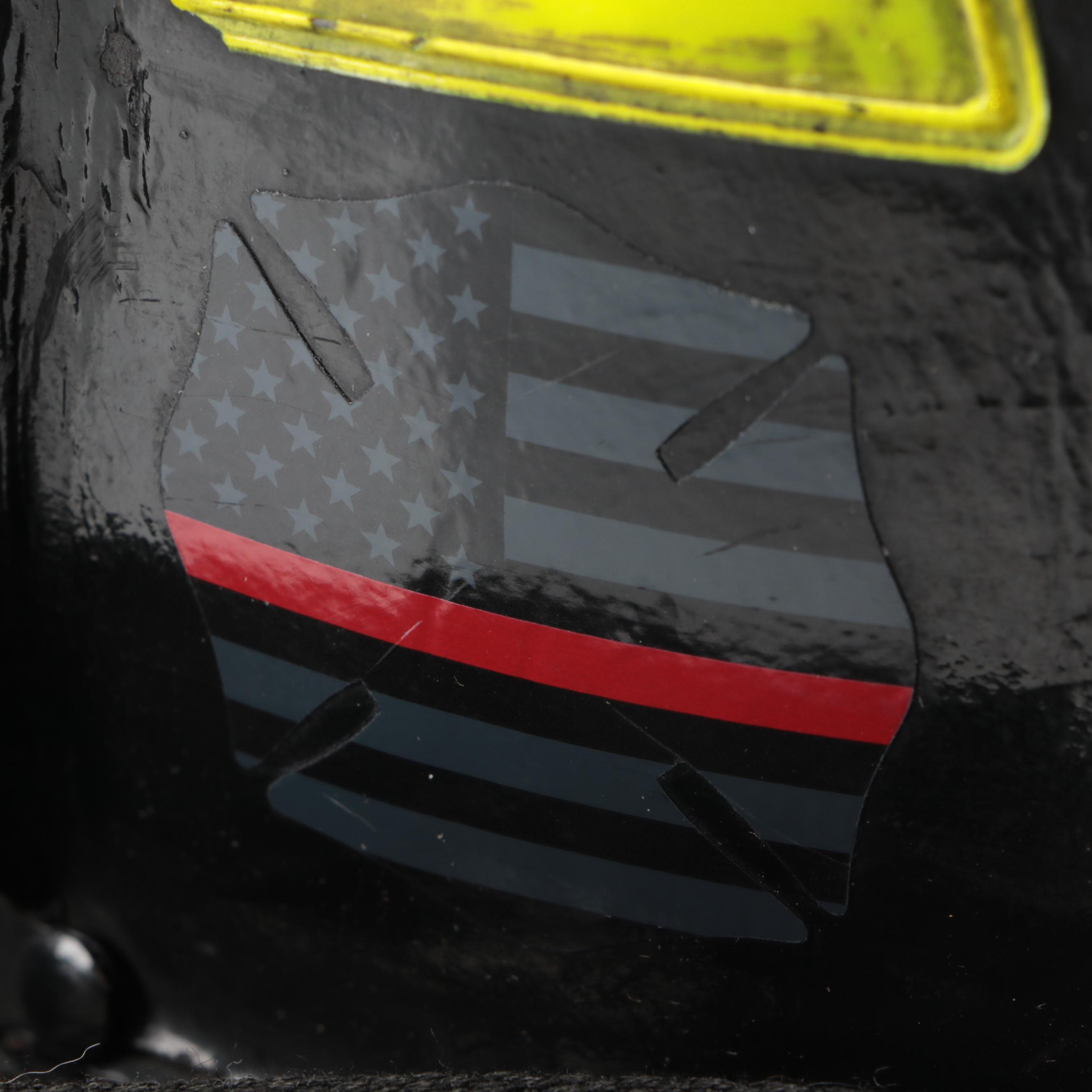 Boston Fire Department Engine 30 Fire Fighter's Leather Helmet