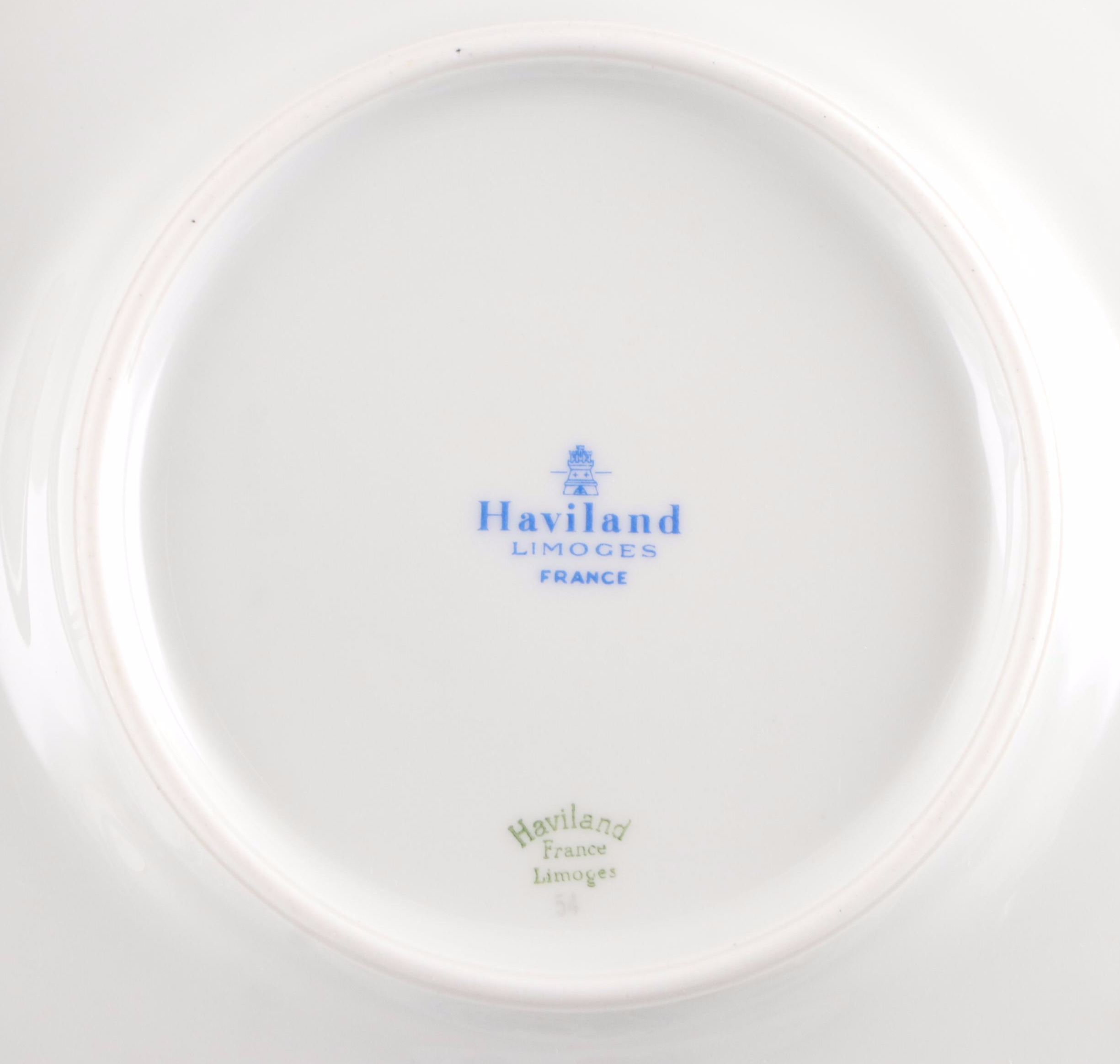 Haviland Limoges "Golden Quail" Gilt Porcelain Dinnerware, 1975-1983