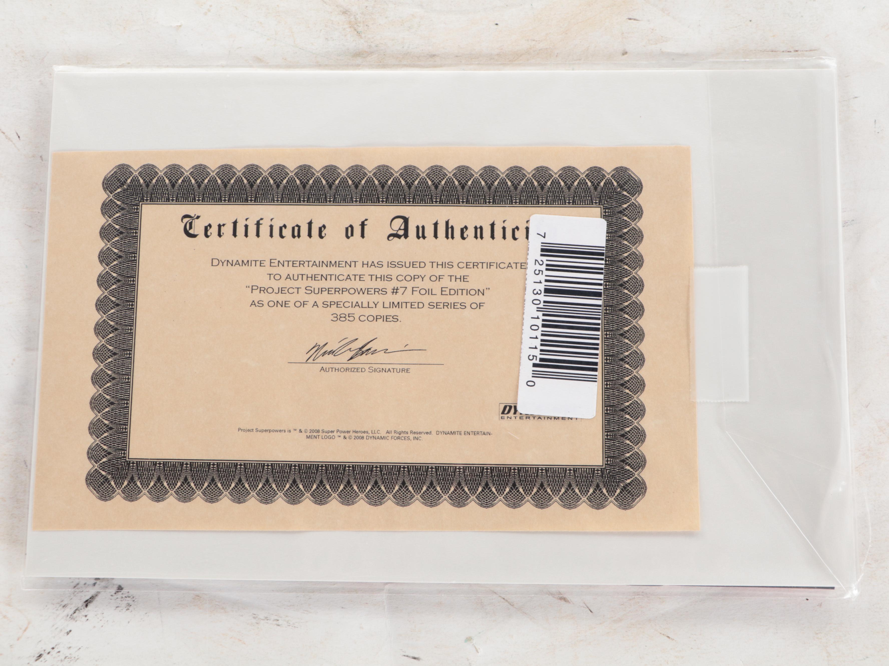 Modern Age Dynamite "Project Superpowers", "Masquerade" and More Comic Books