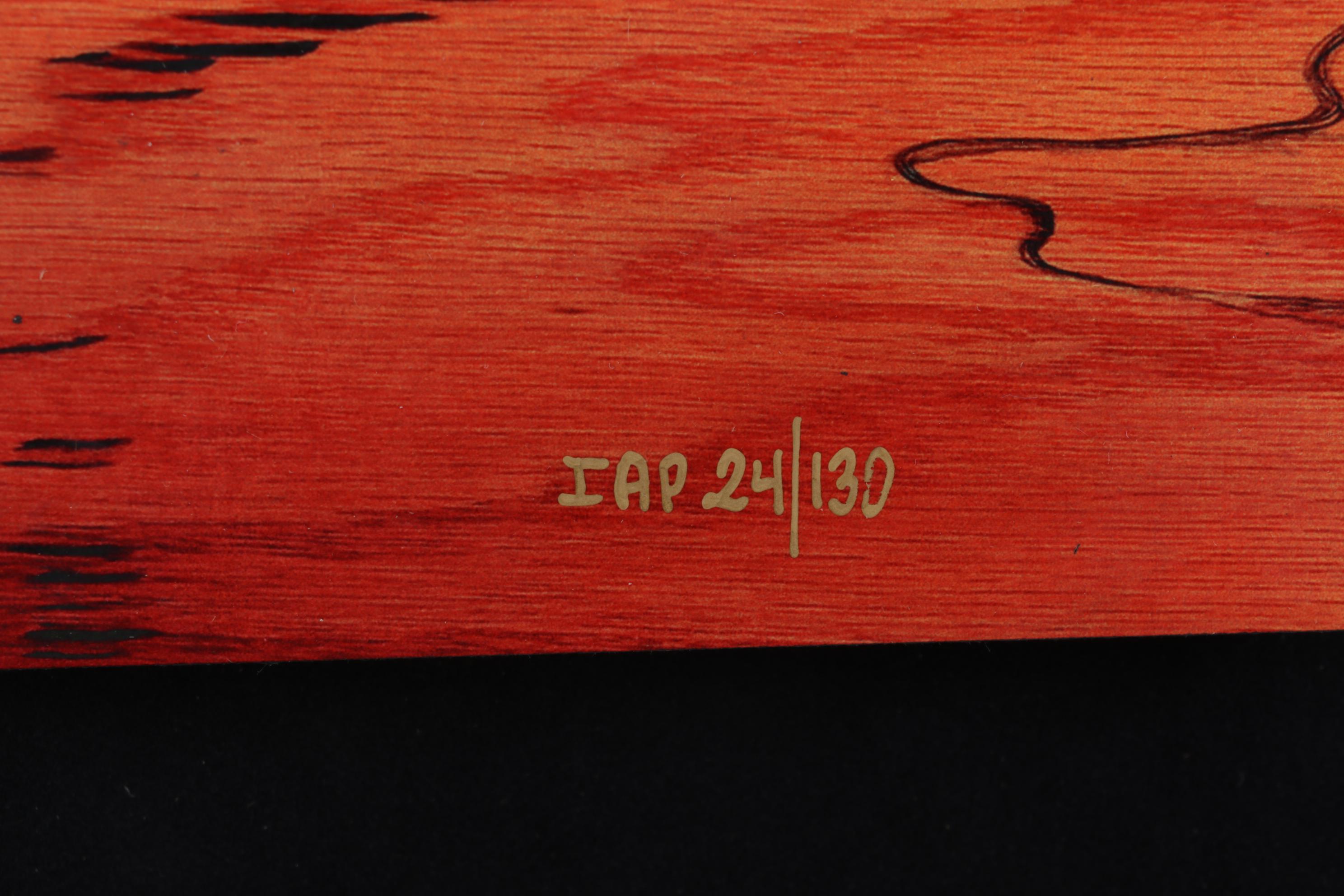 Matt Beyrer Dye Sublimation Print on Wood "Sail Into the Horizon," 2017