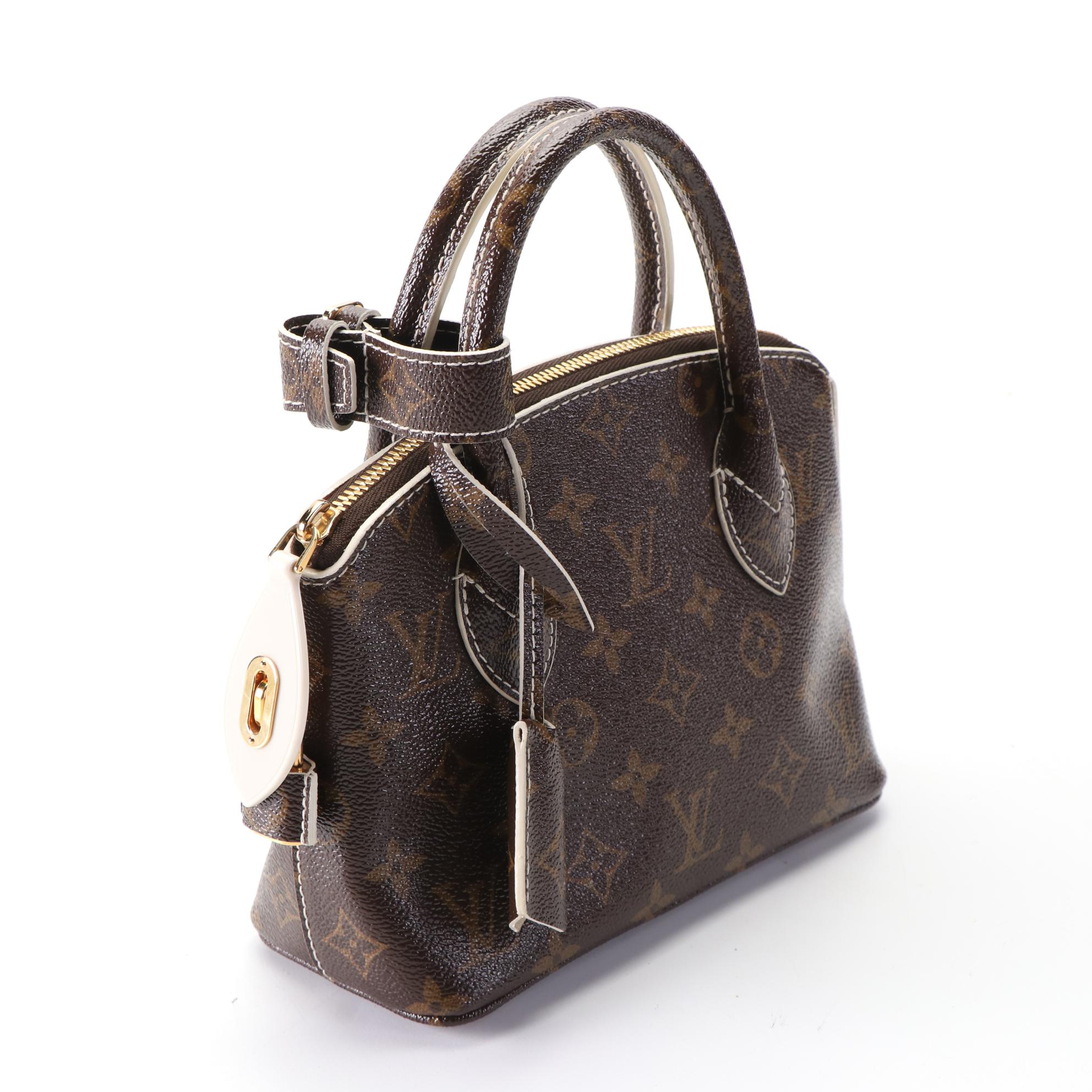 Louis Vuitton Fetish Lockit BB Bag in Glossy Monogram Canvas