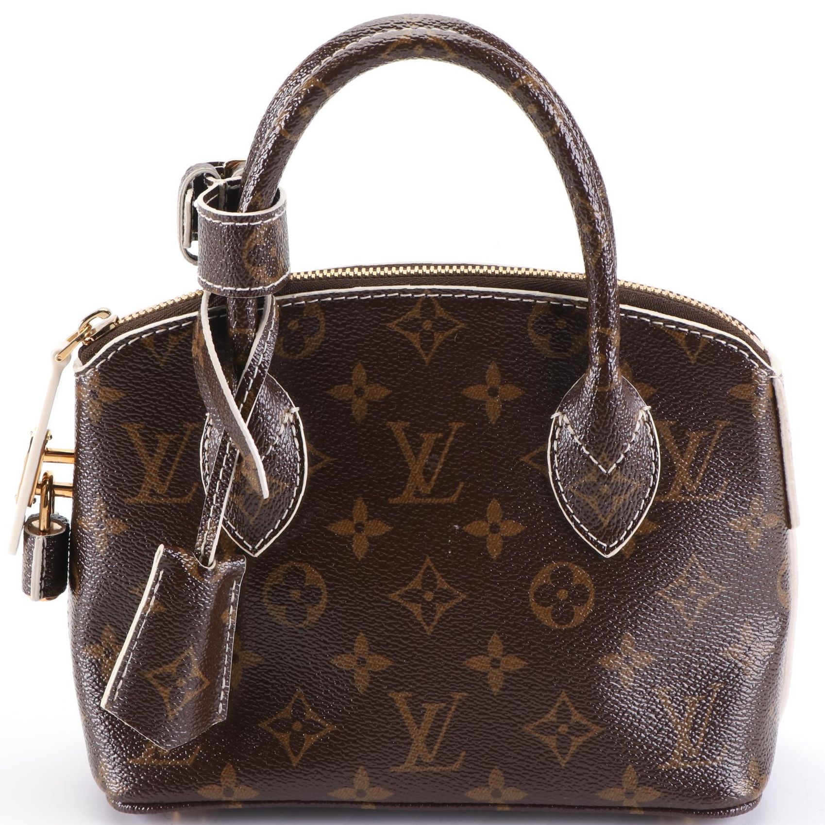 Louis Vuitton Fetish Lockit BB Bag in Glossy Monogram Canvas