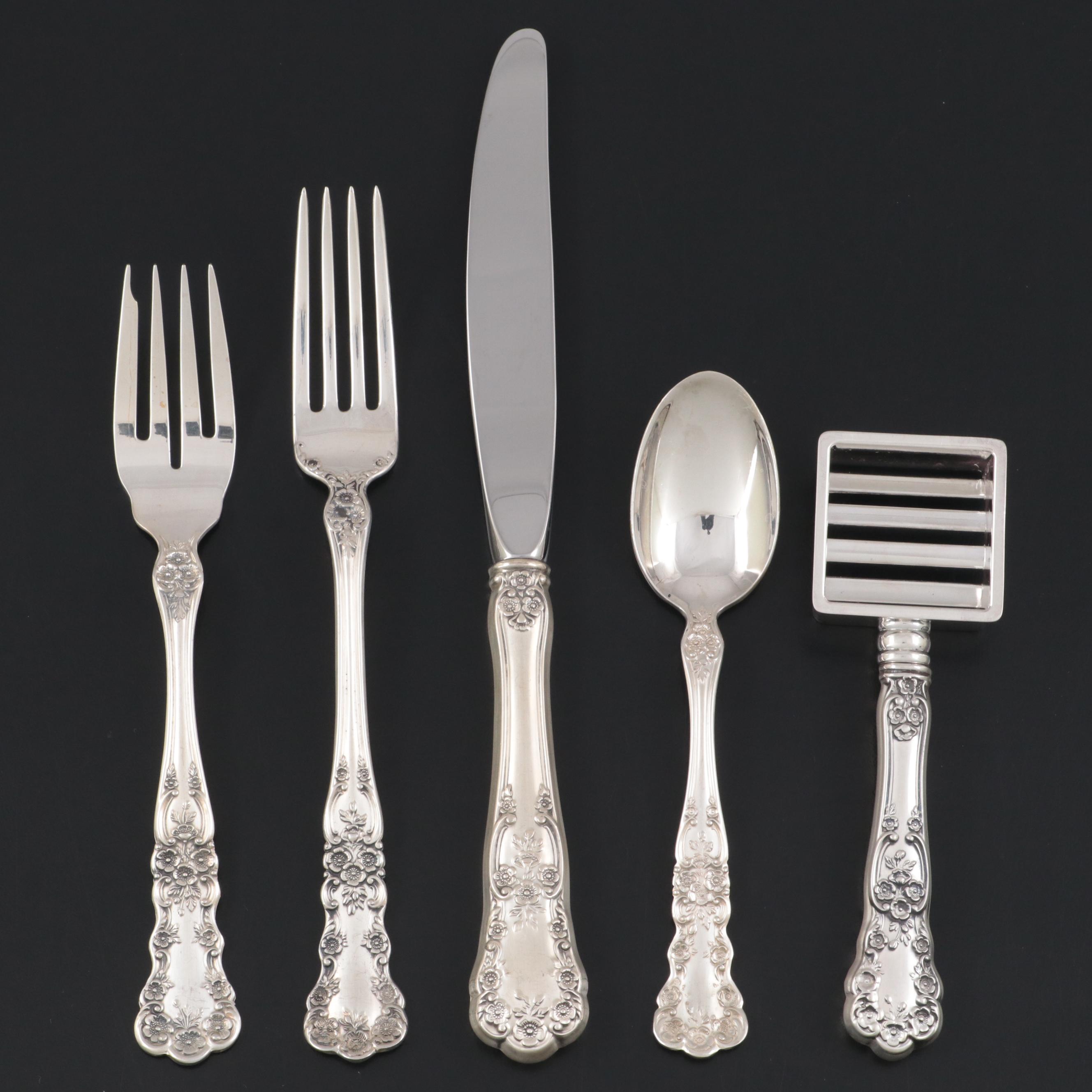 Gorham "Buttercup" Sterling Silver Flatware and Serving Utensil