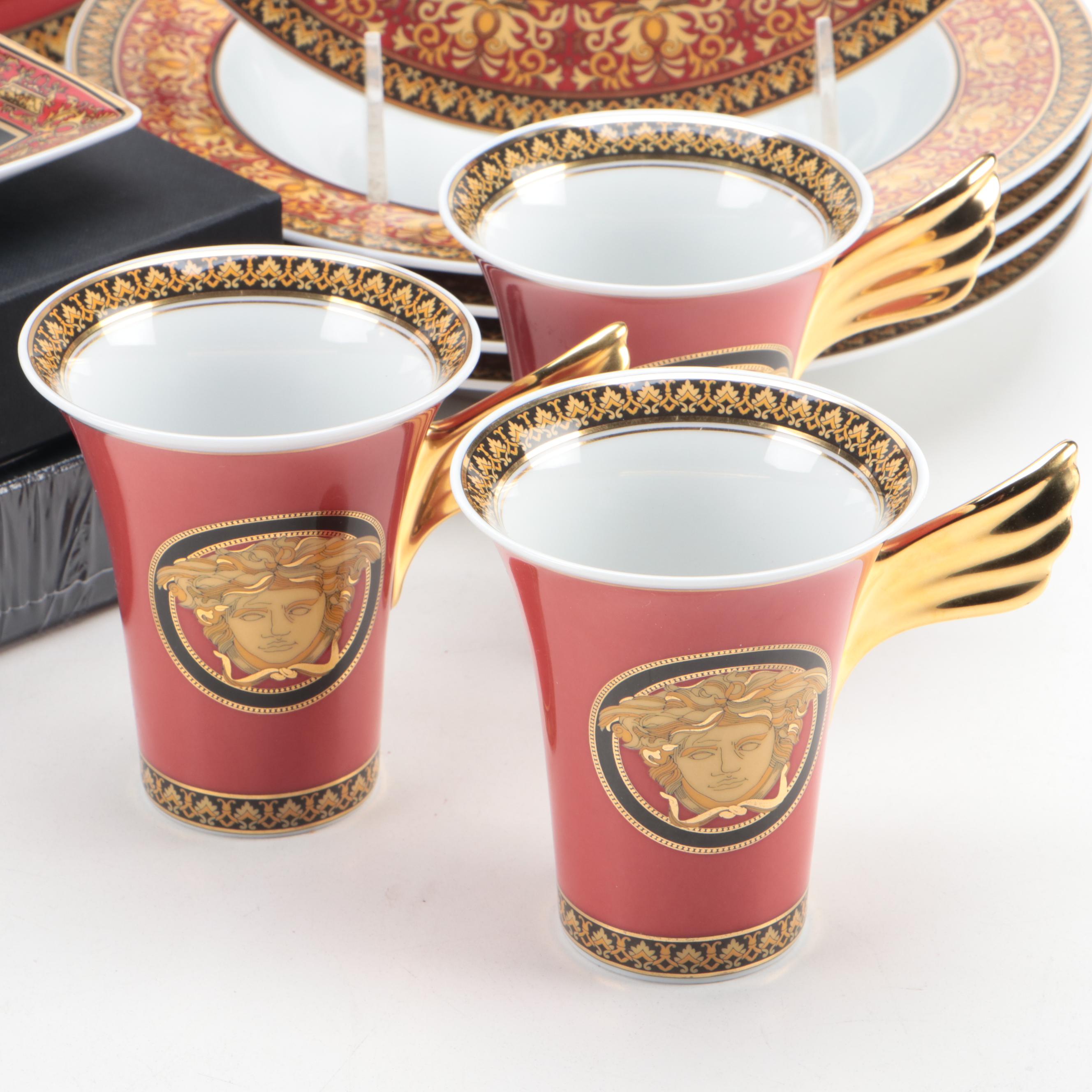 Versace for Rosenthal "Medusa" Porcelain Dinnerware and Table Accessories