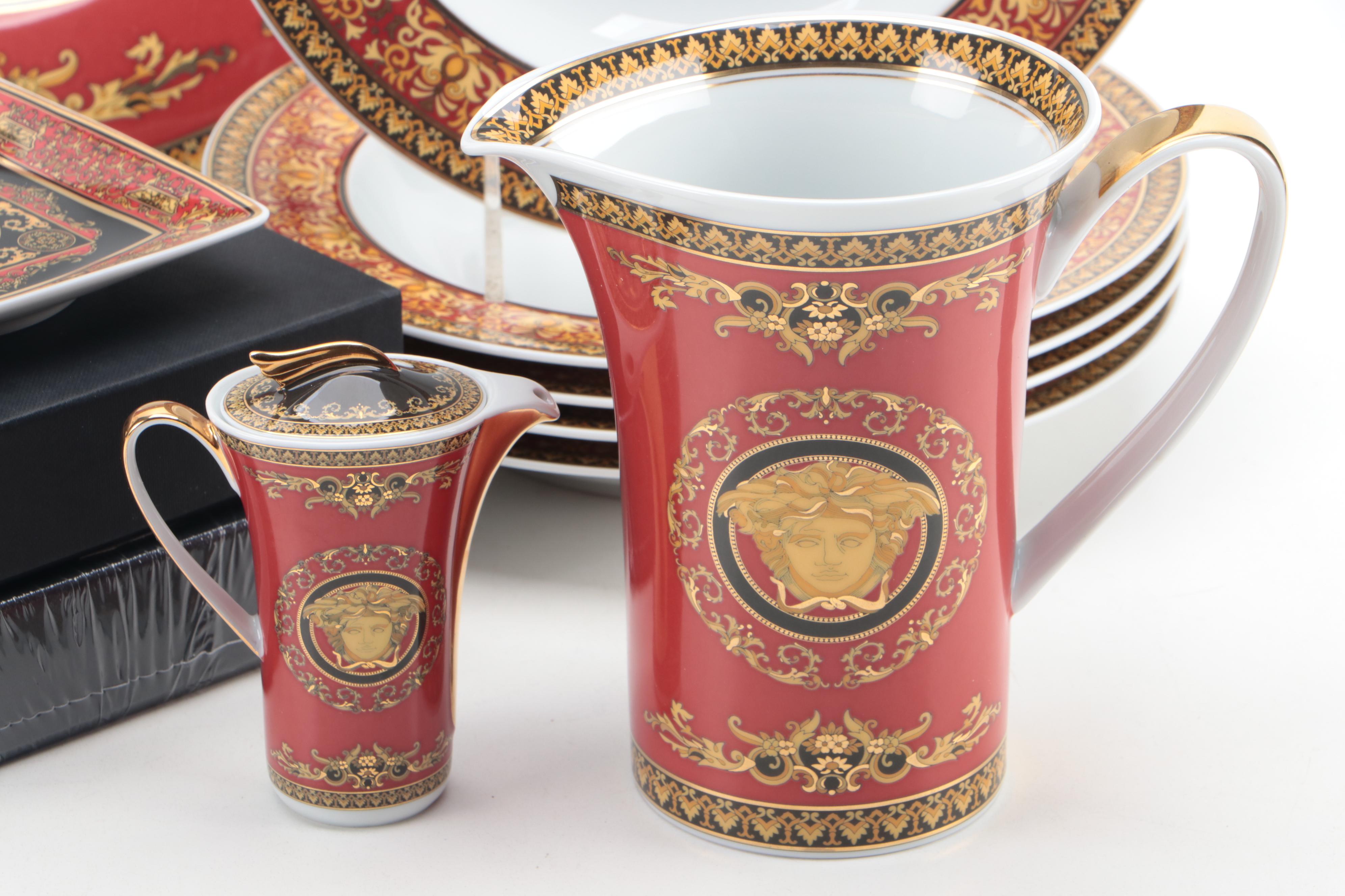 Versace for Rosenthal "Medusa" Porcelain Dinnerware and Table Accessories