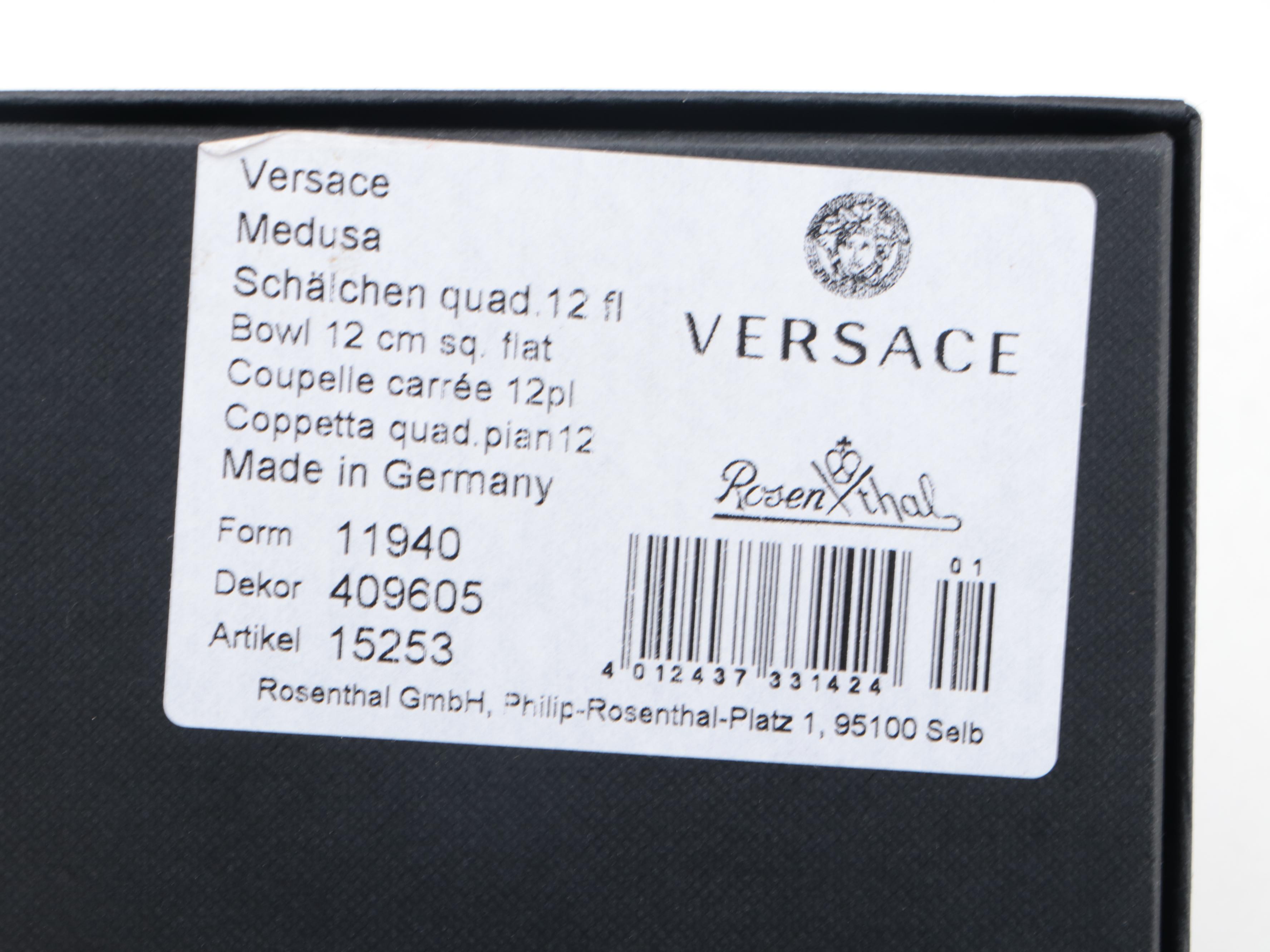 Versace for Rosenthal "Medusa" Porcelain Dinnerware and Table Accessories