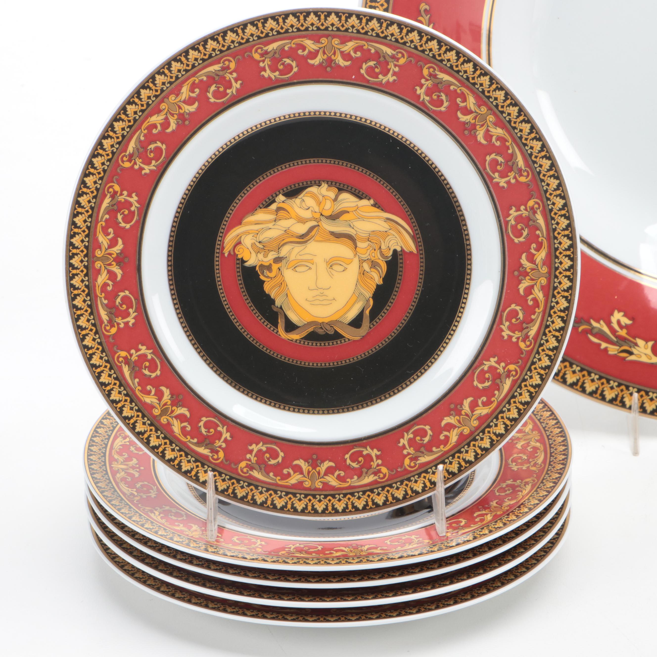 Versace for Rosenthal "Medusa" Porcelain Dinnerware and Table Accessories