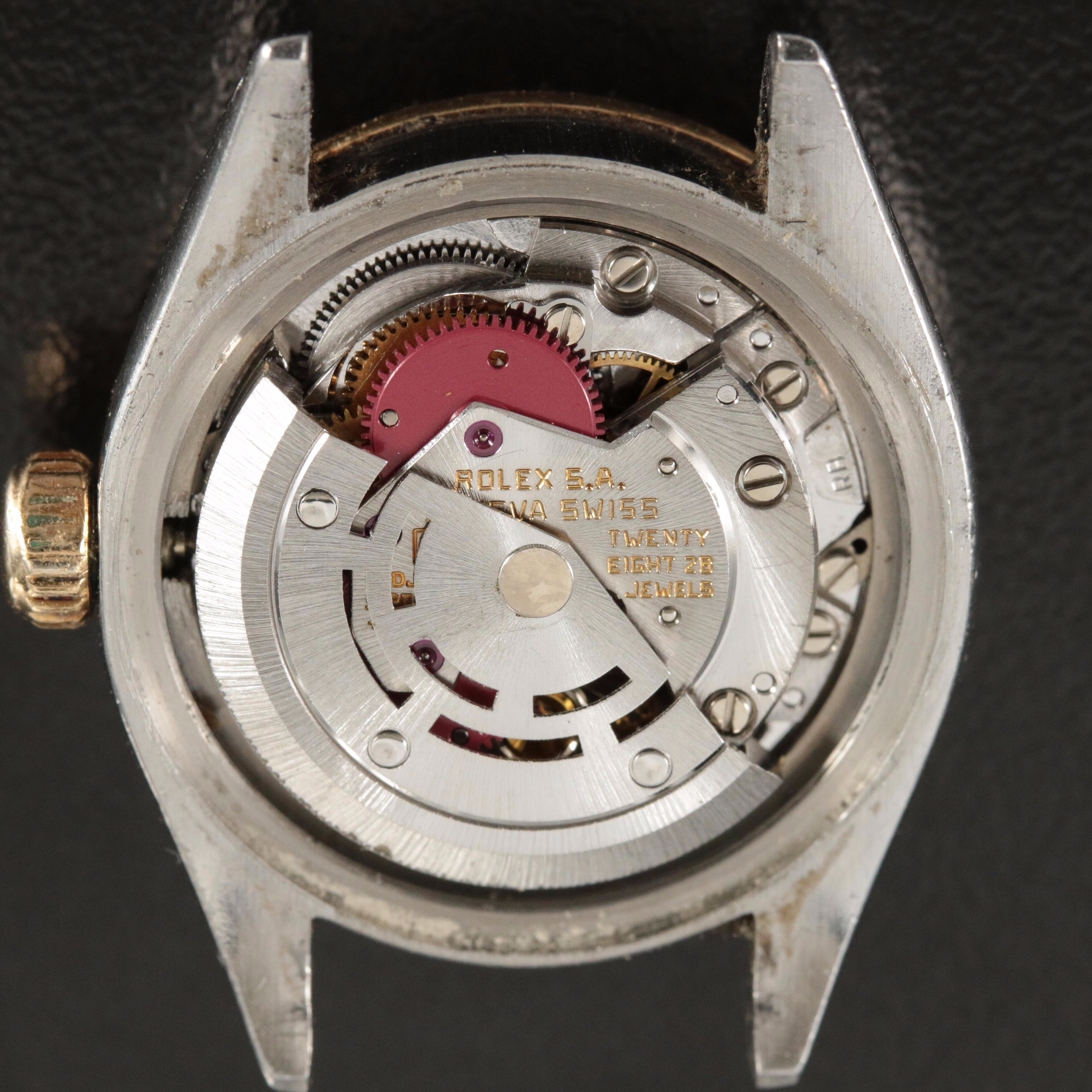 1980 Rolex Custom Diamond Dial and Bezel Date Watch