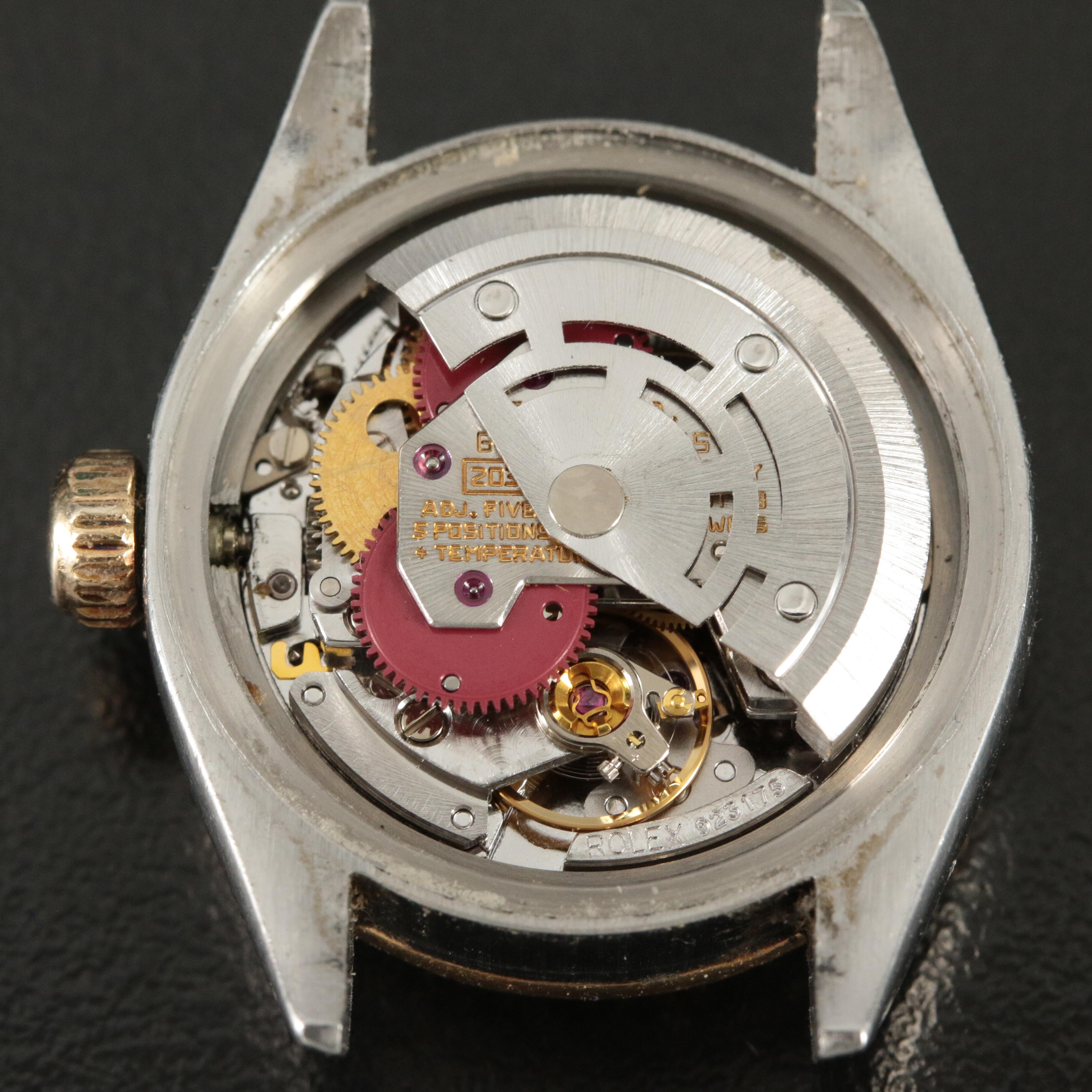 1980 Rolex Custom Diamond Dial and Bezel Date Watch