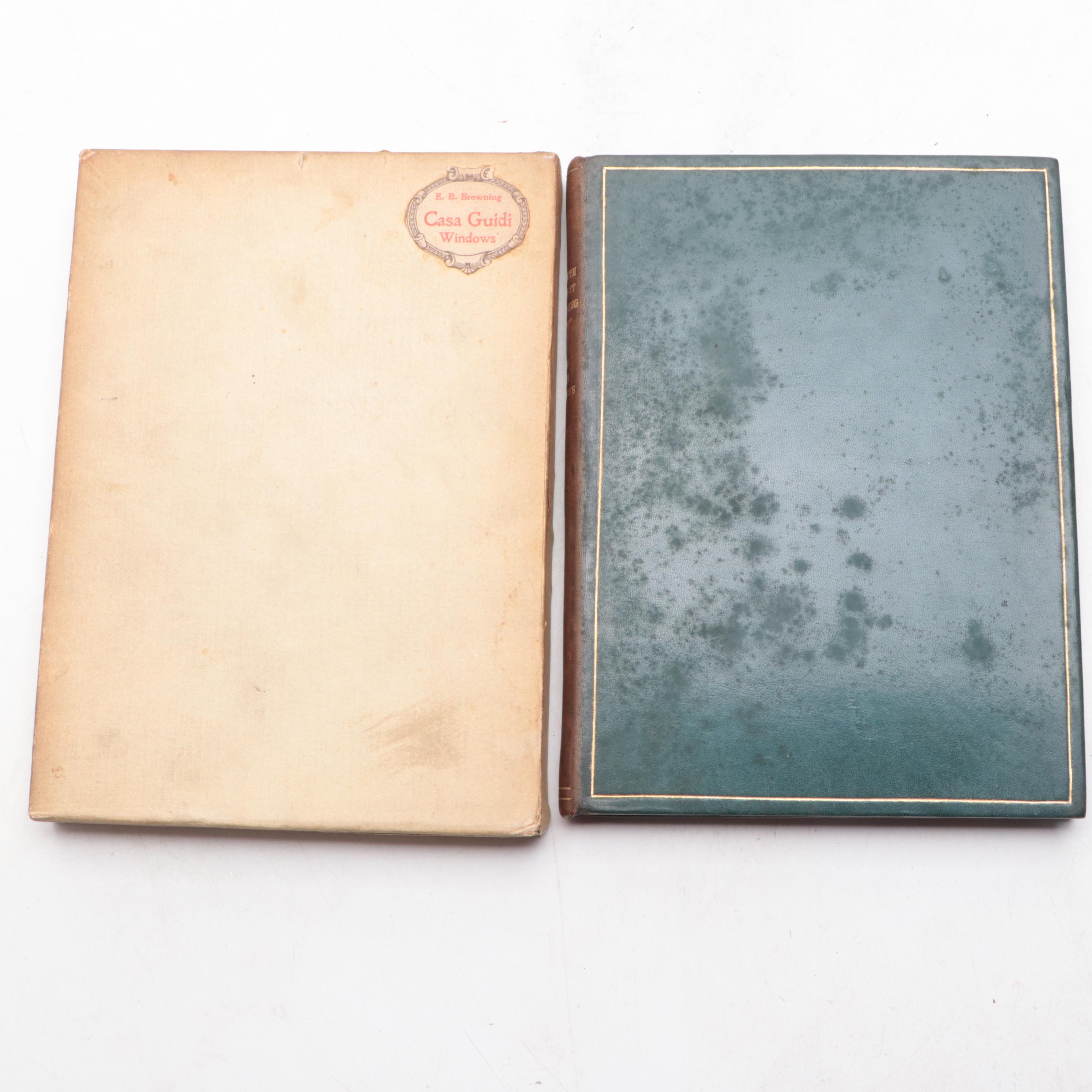 First Edition "Poems Before Congress" and More by Elizabeth Barrett Browning