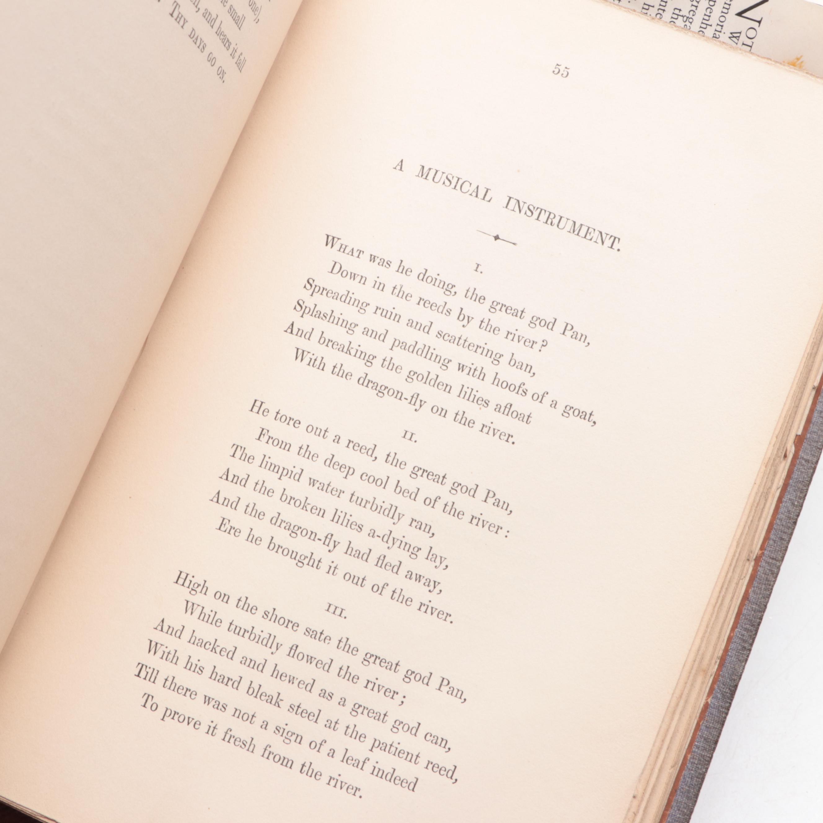 First Edition "Poems Before Congress" and More by Elizabeth Barrett Browning