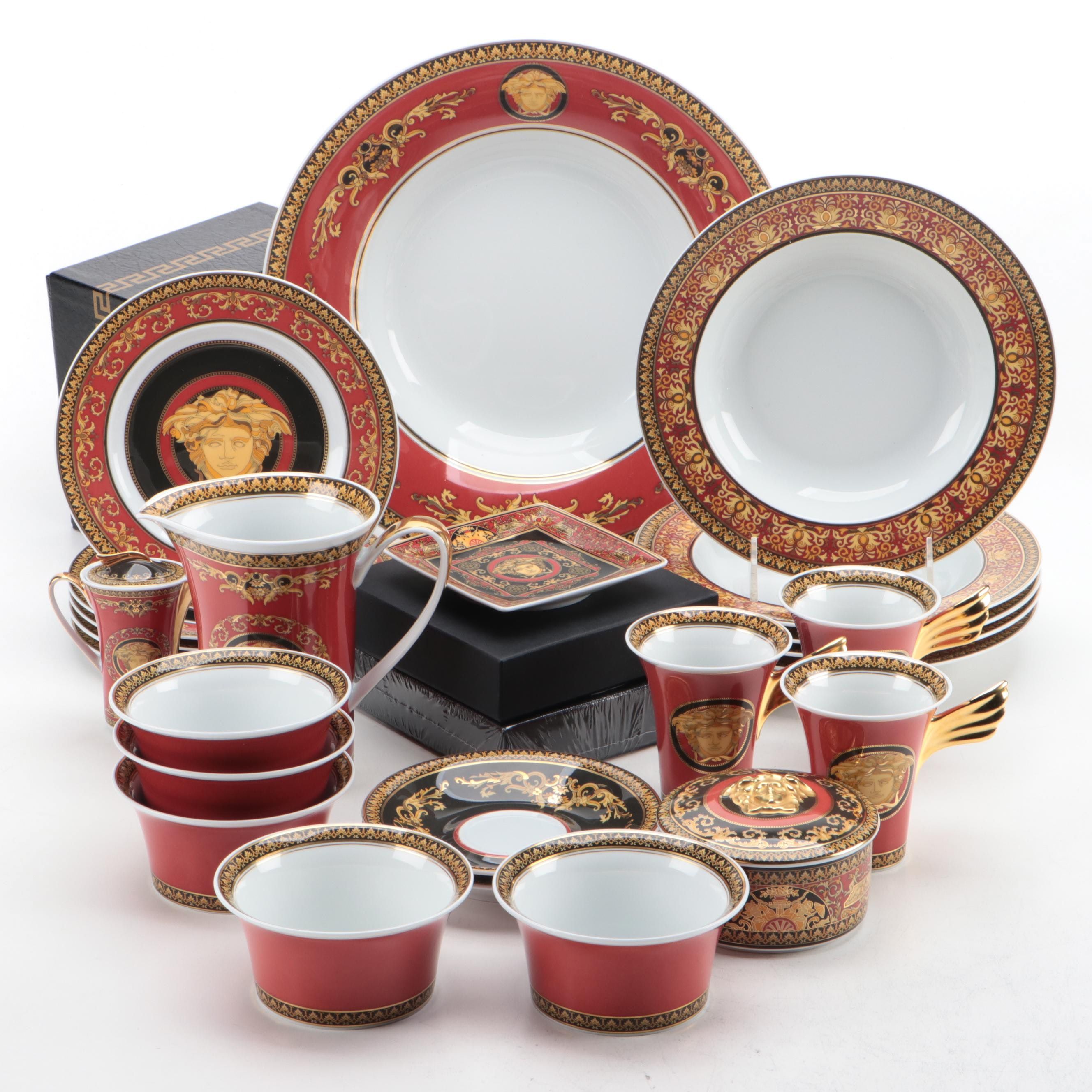 Versace for Rosenthal "Medusa" Porcelain Dinnerware and Table Accessories
