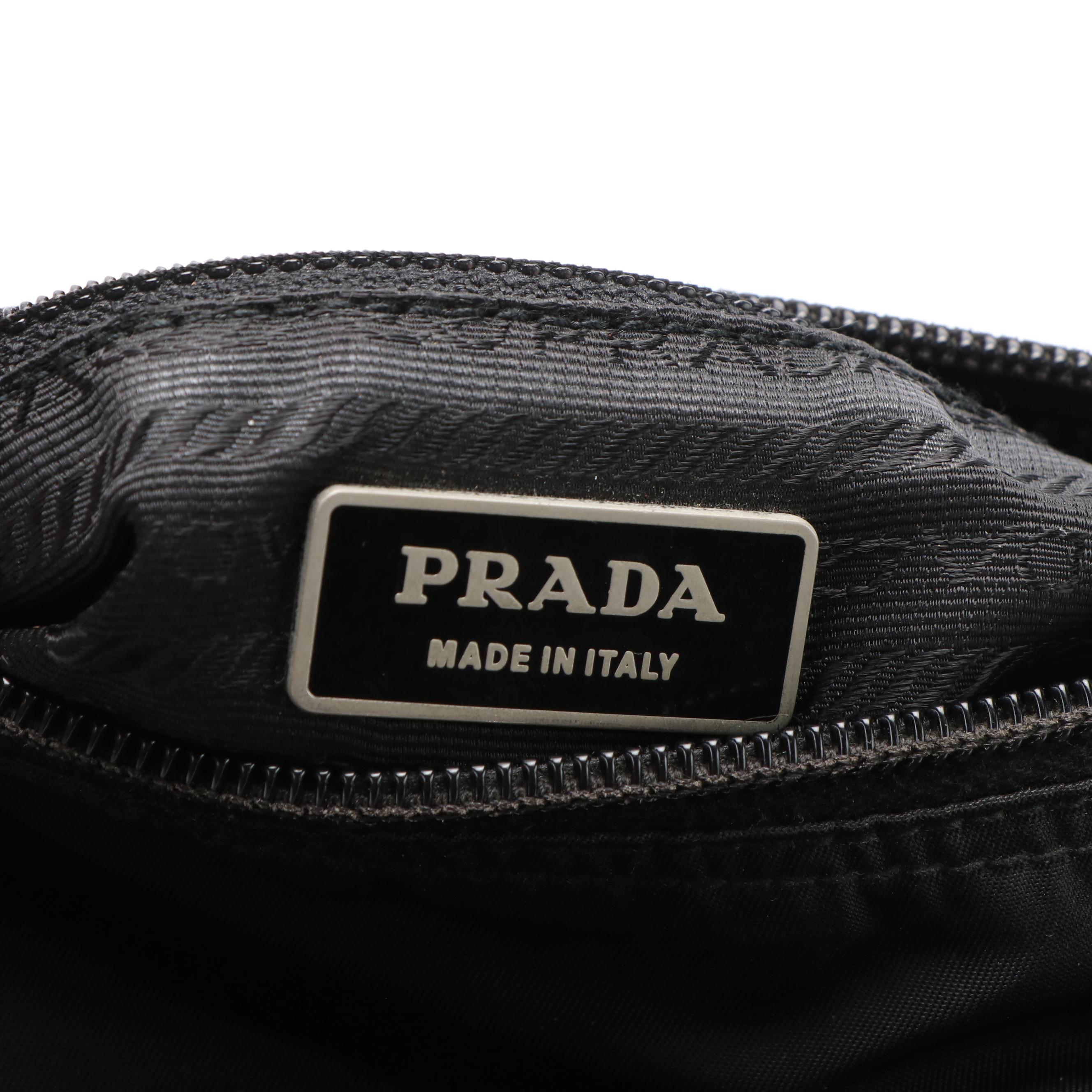 Prada Crossbody Bag in Black Tessuto Nylon