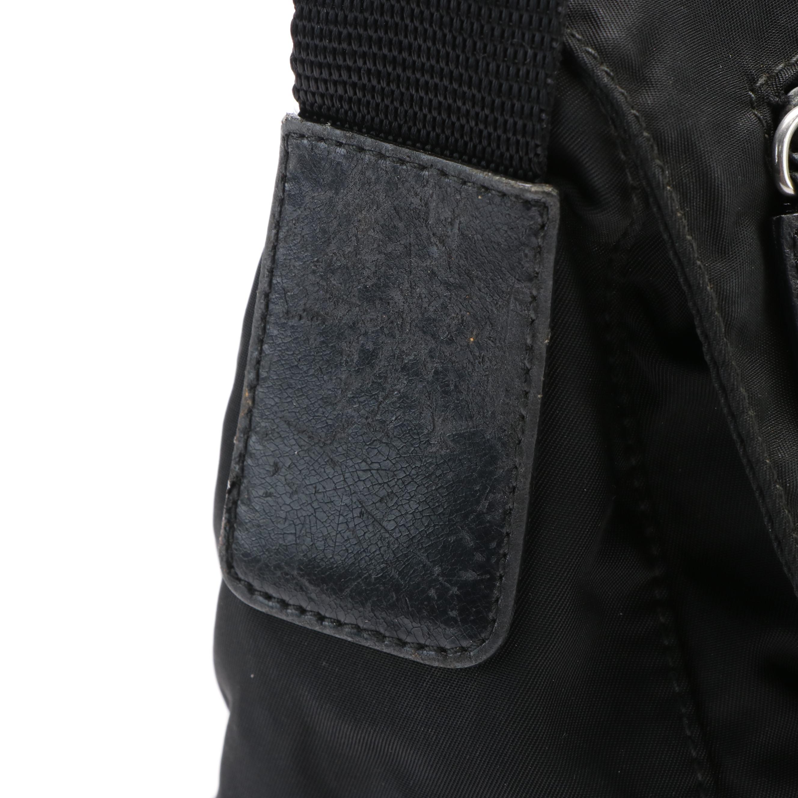 Prada Crossbody Bag in Black Tessuto Nylon