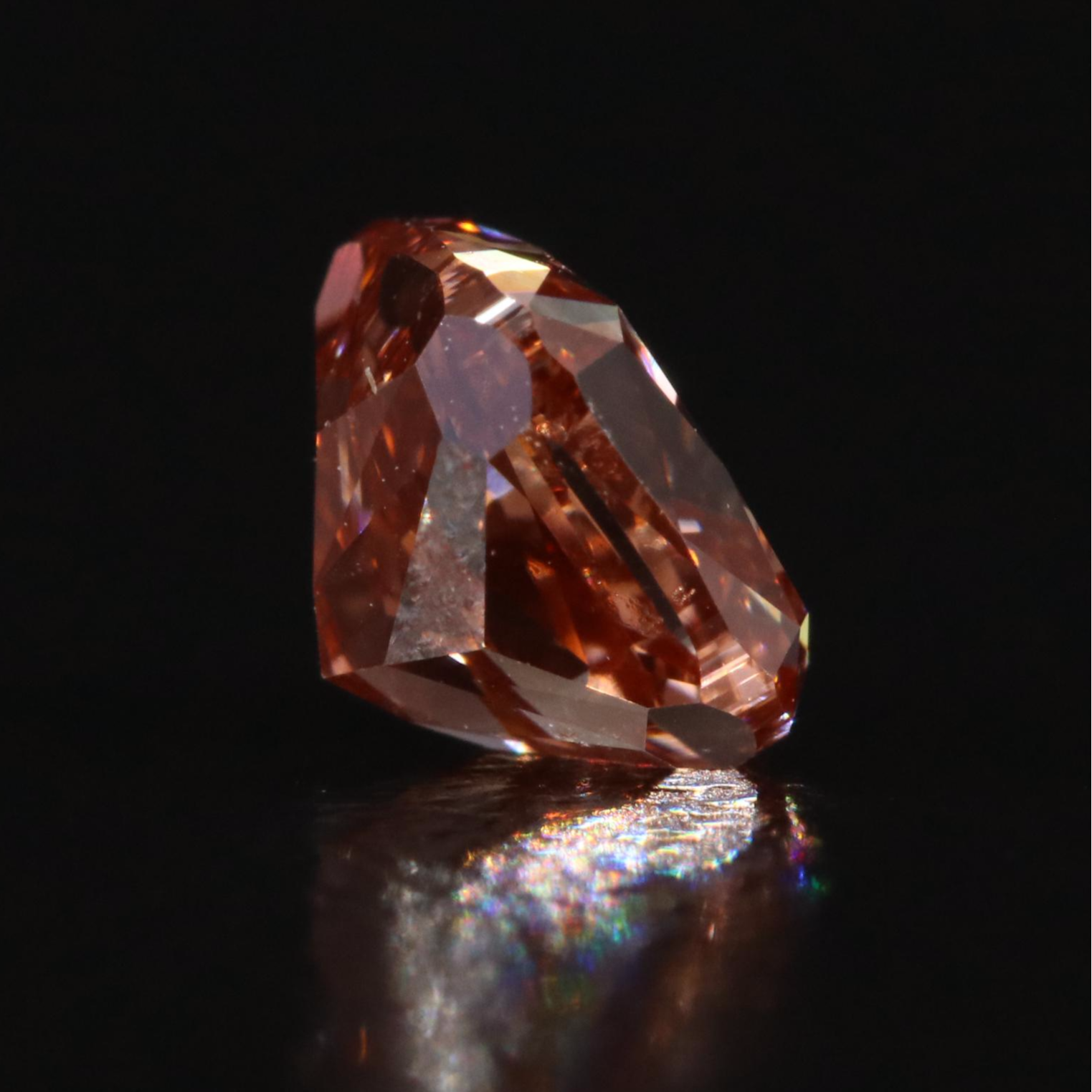 Loose 1.09 CT Fancy Pinkish Brown Diamond