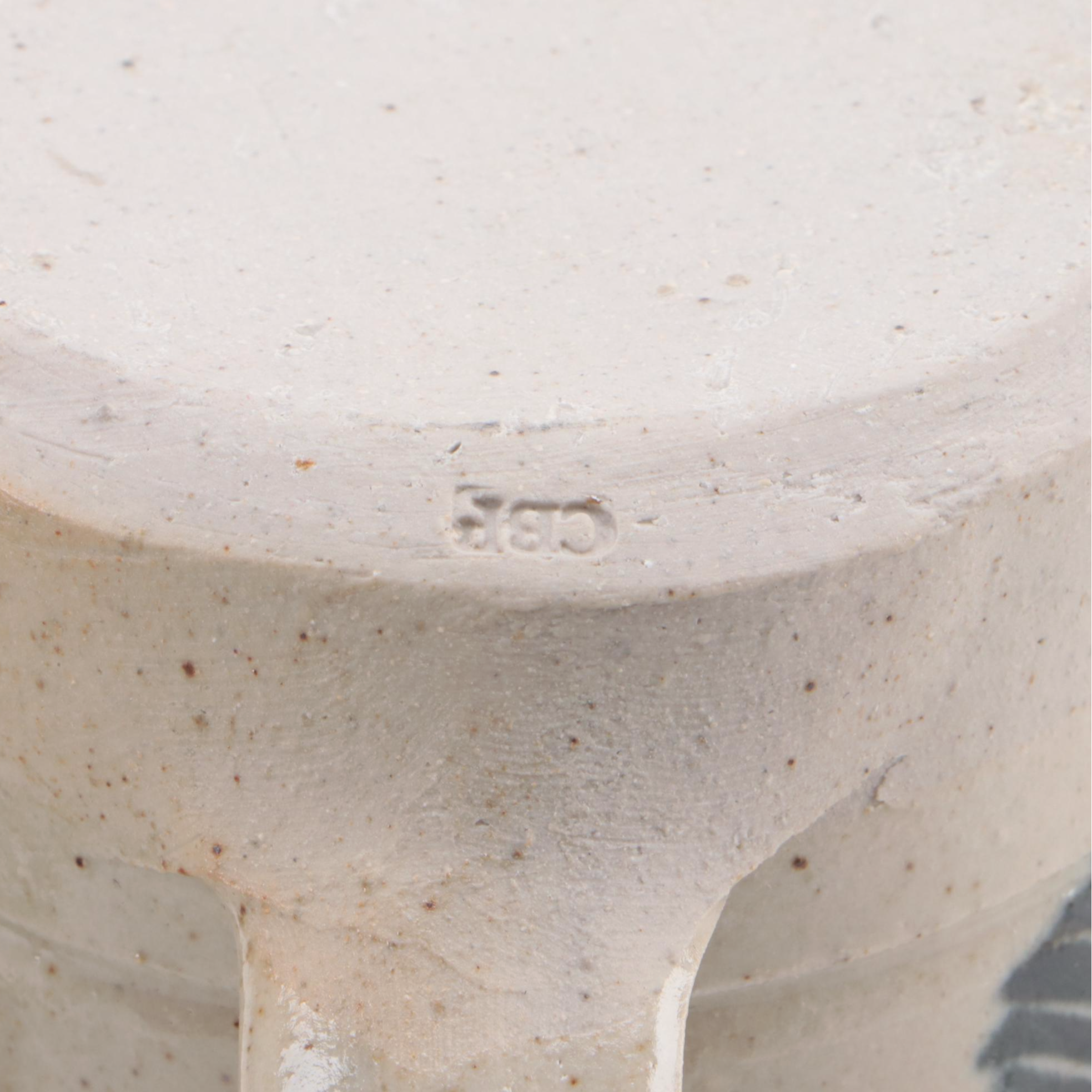 Art Pottery Stoneware Fish Motif Mugs