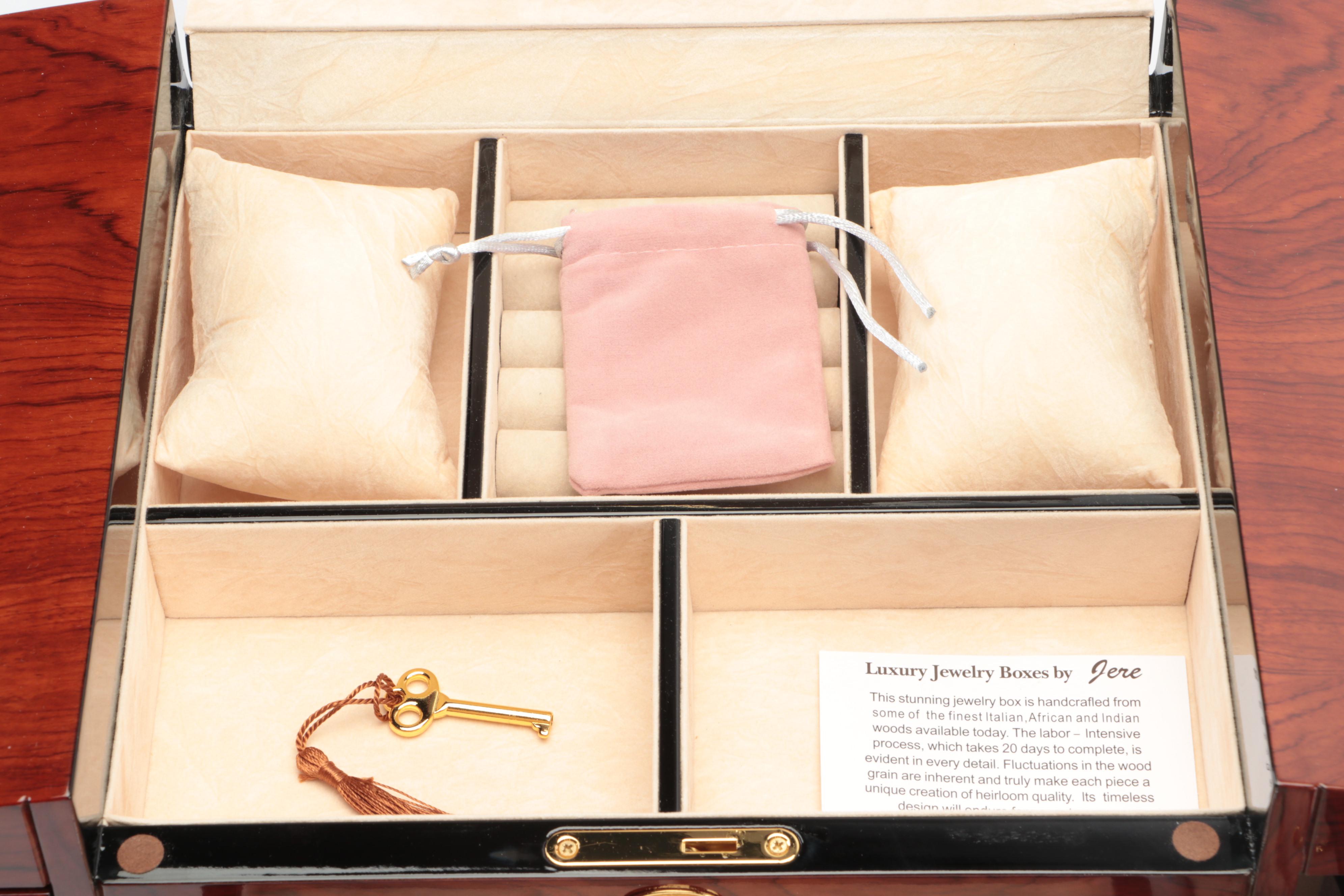 Jere Lacquered Wood Jewelry Box