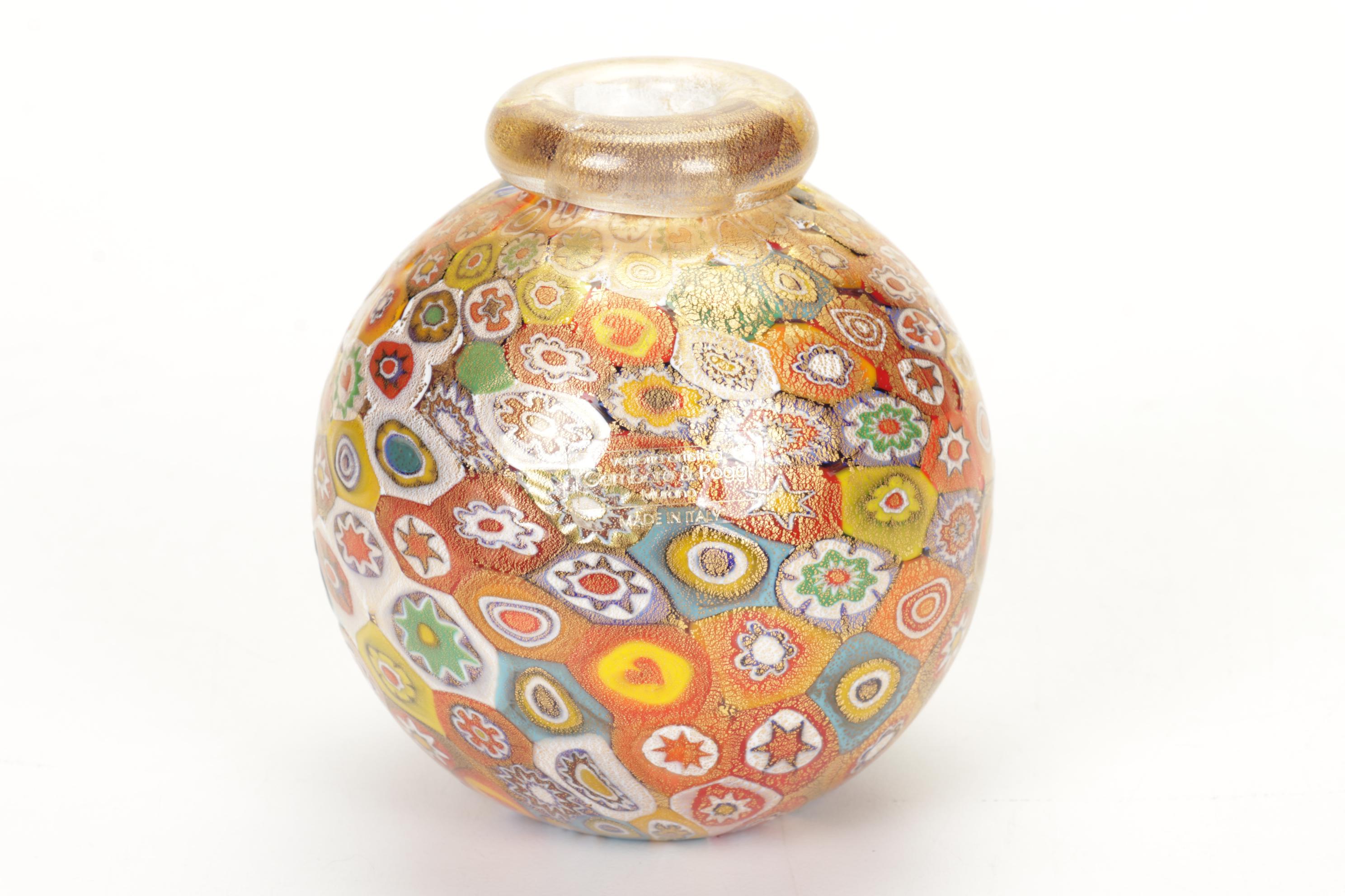 Jack Pine Studio Glass Pumpkin, Gambaro & Poggi Millefiori Vase and More