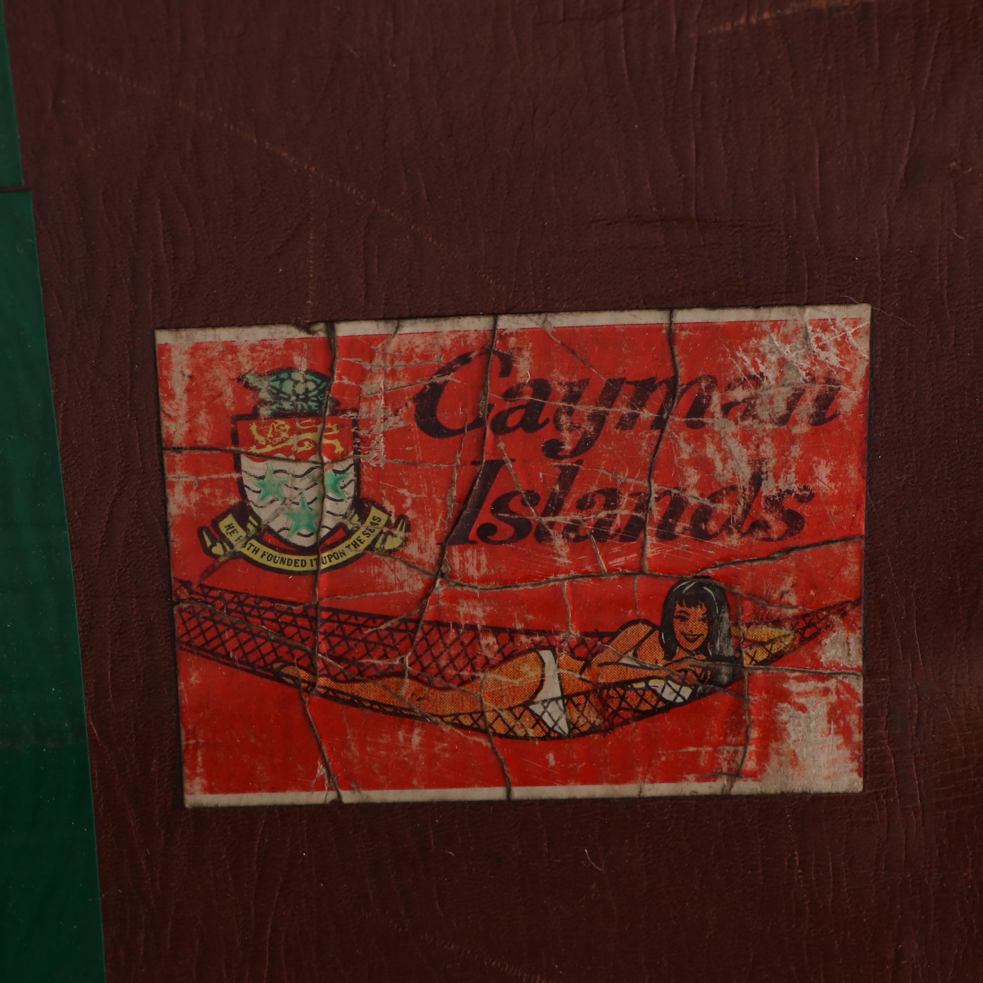 Corbin Sesamee Top Handle Suitcase in Brown Leather