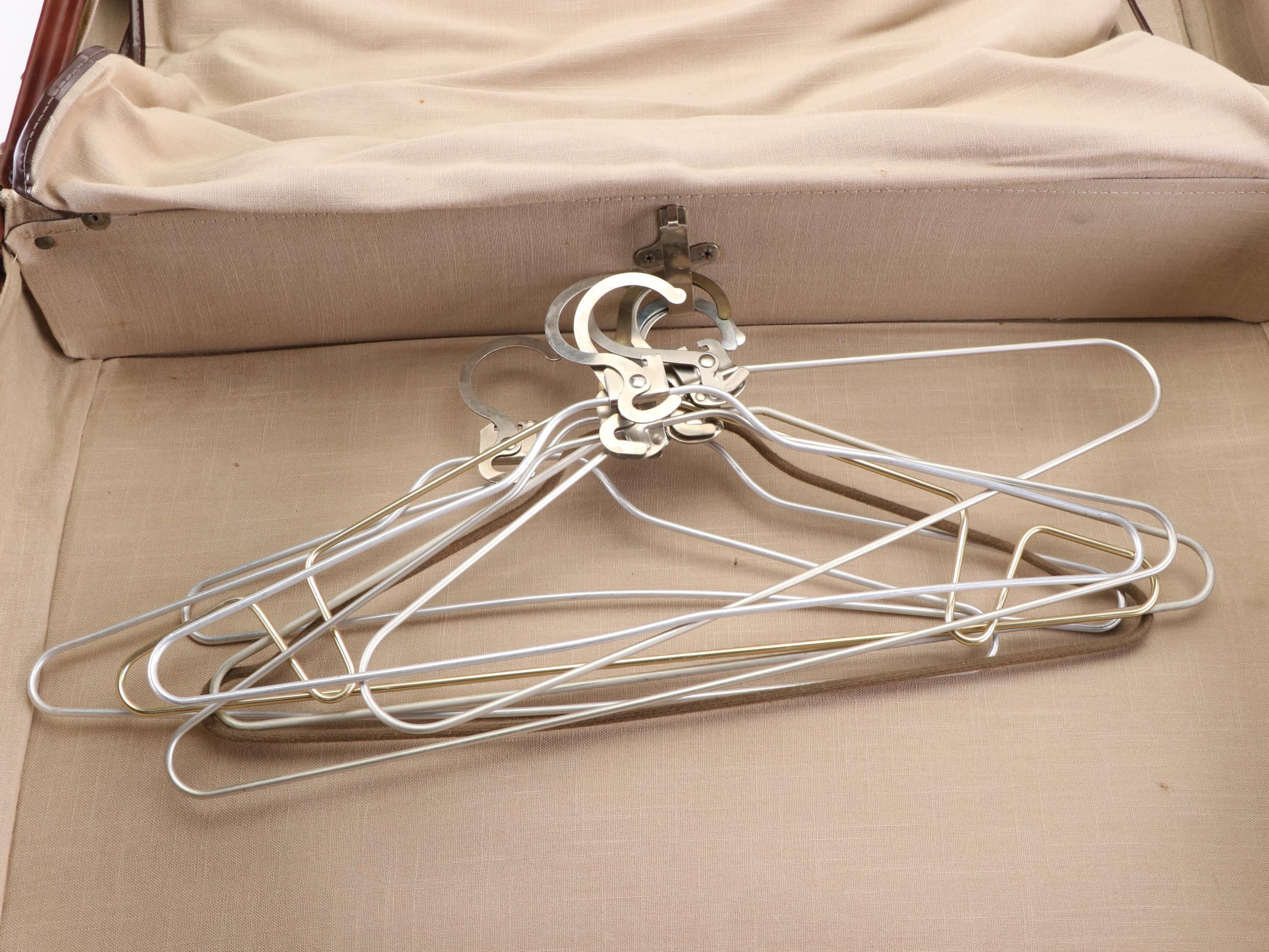 Corbin Sesamee Top Handle Suitcase in Brown Leather