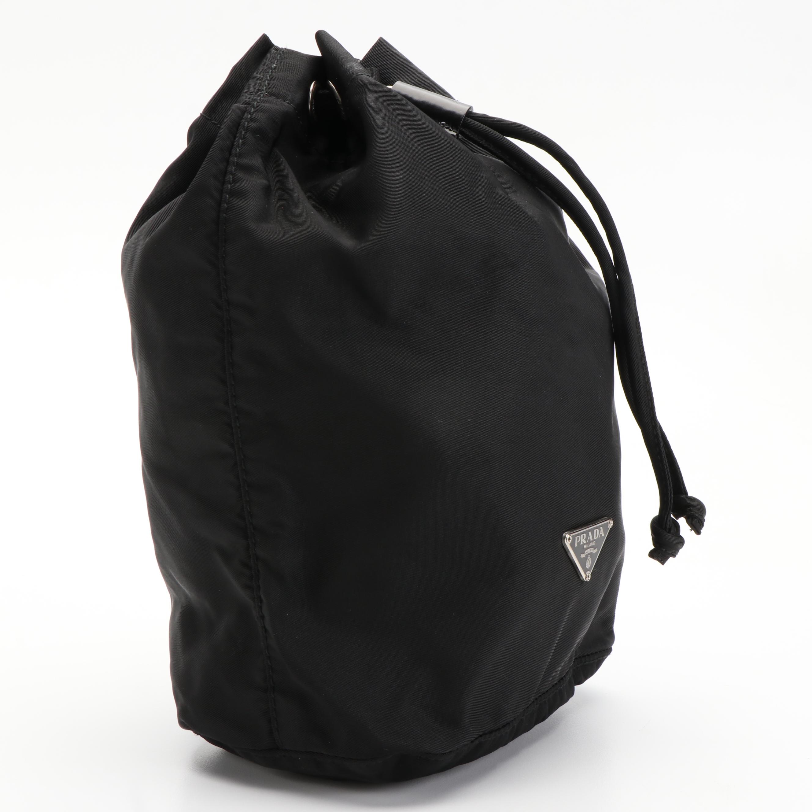 Prada Pouch Purse in Black Nylon