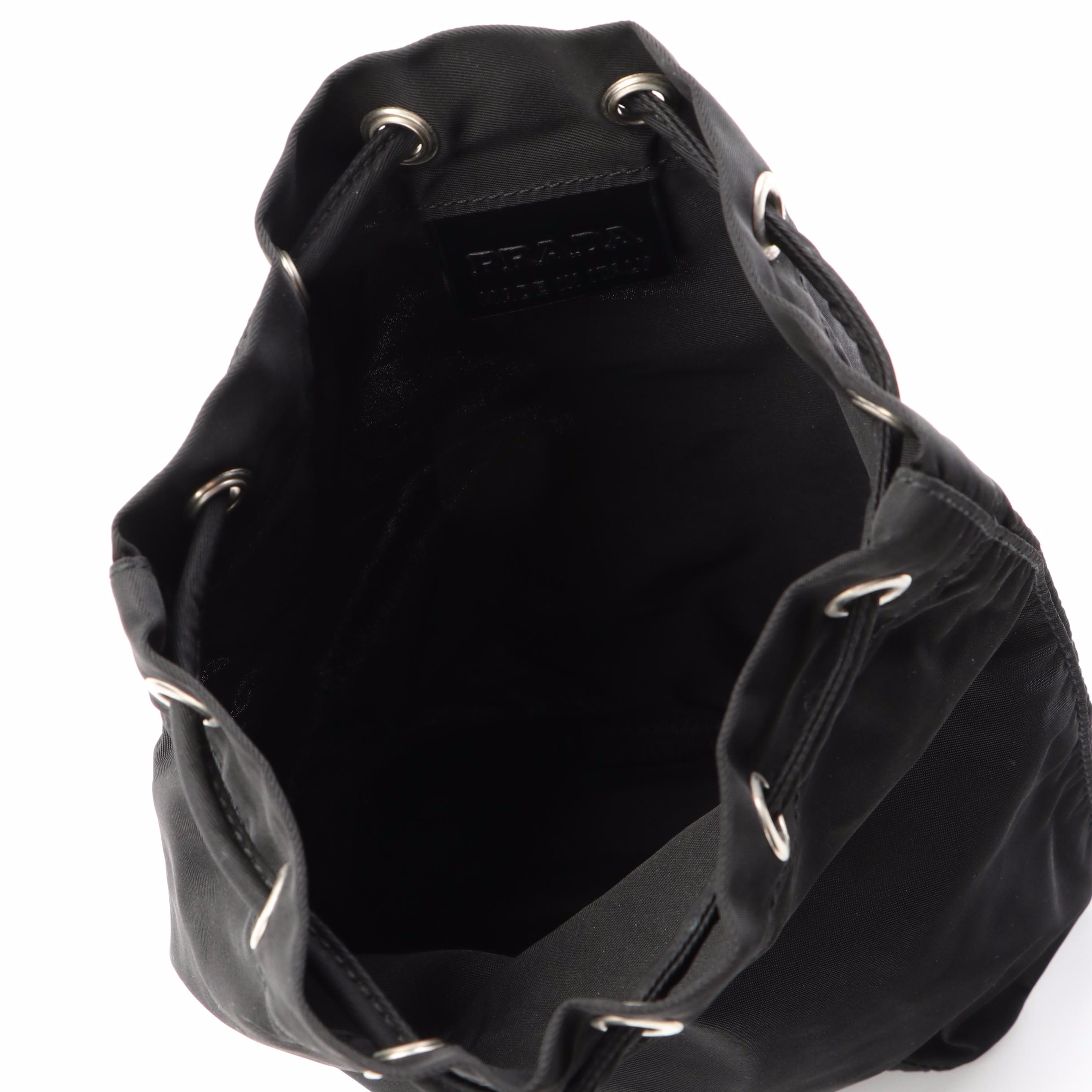 Prada Pouch Purse in Black Nylon